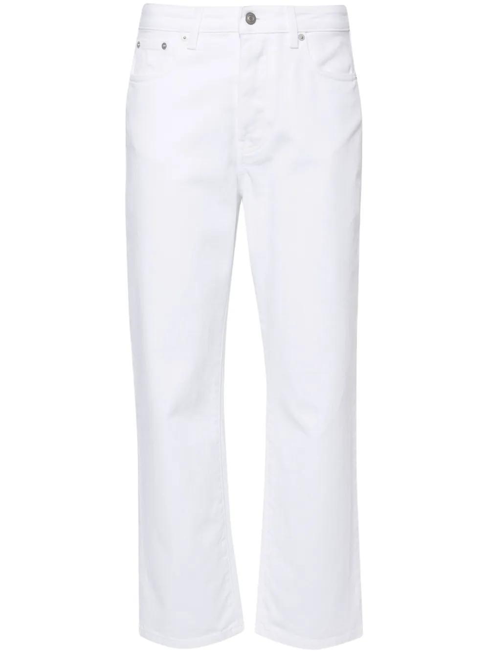 FABIANA FILIPPI Five-pockets Tapered Jeans In White Product Image