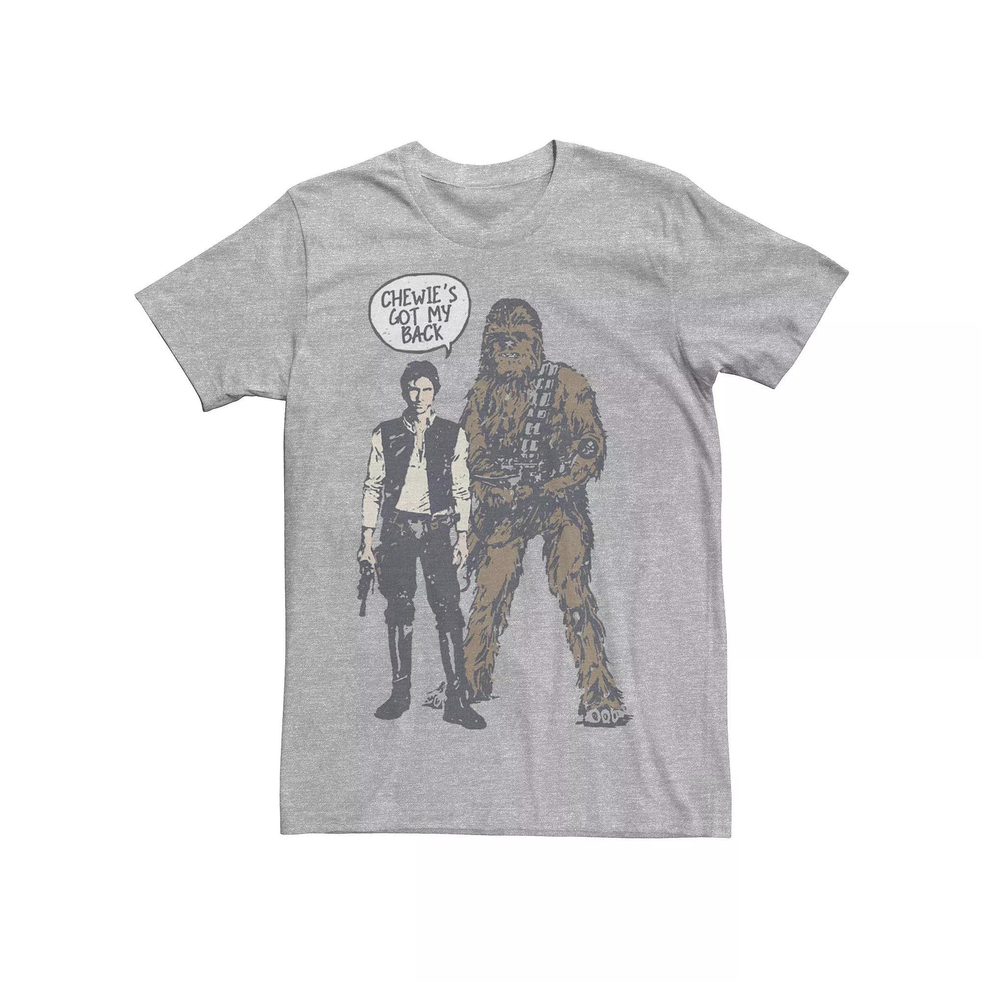 Men's Star Wars Han Chewie's Got My Back Doodle Tee,  Product Image