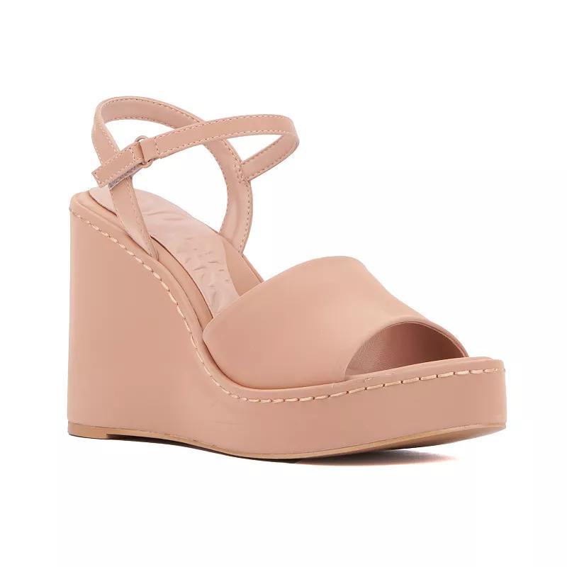 Olivia Miller Magnetic Womens Wedge Sandals Product Image