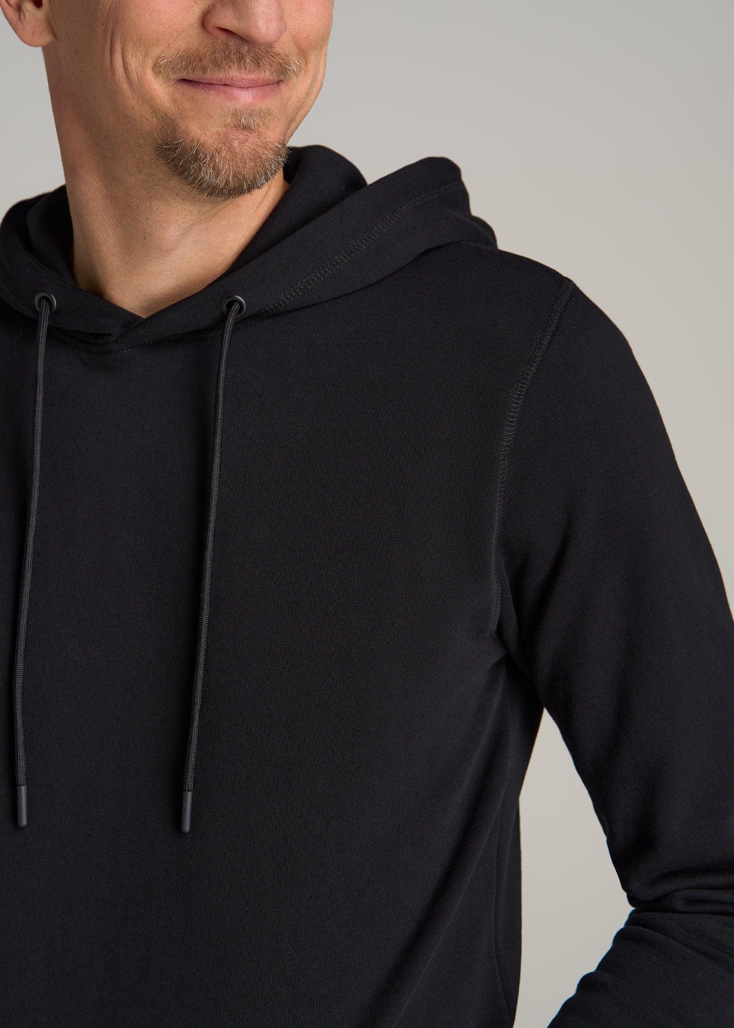 Wearever Fleece Pullover Men's Tall Hoodie in Black Product Image