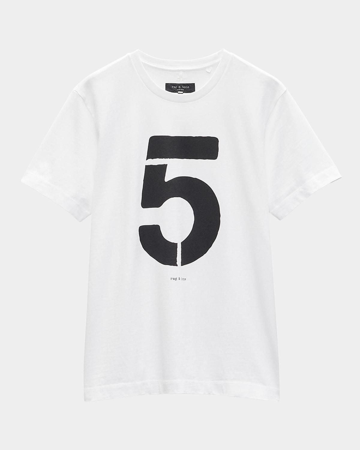 Mens Numbers Game 5 T-Shirt Product Image