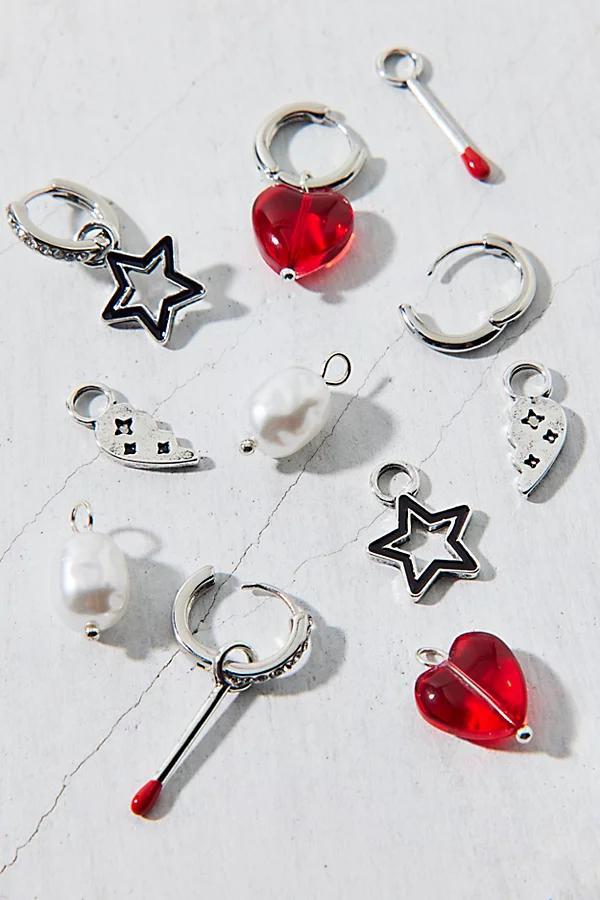 Add-A-Charm Hoop Earring Set Womens at Urban Outfitters Product Image