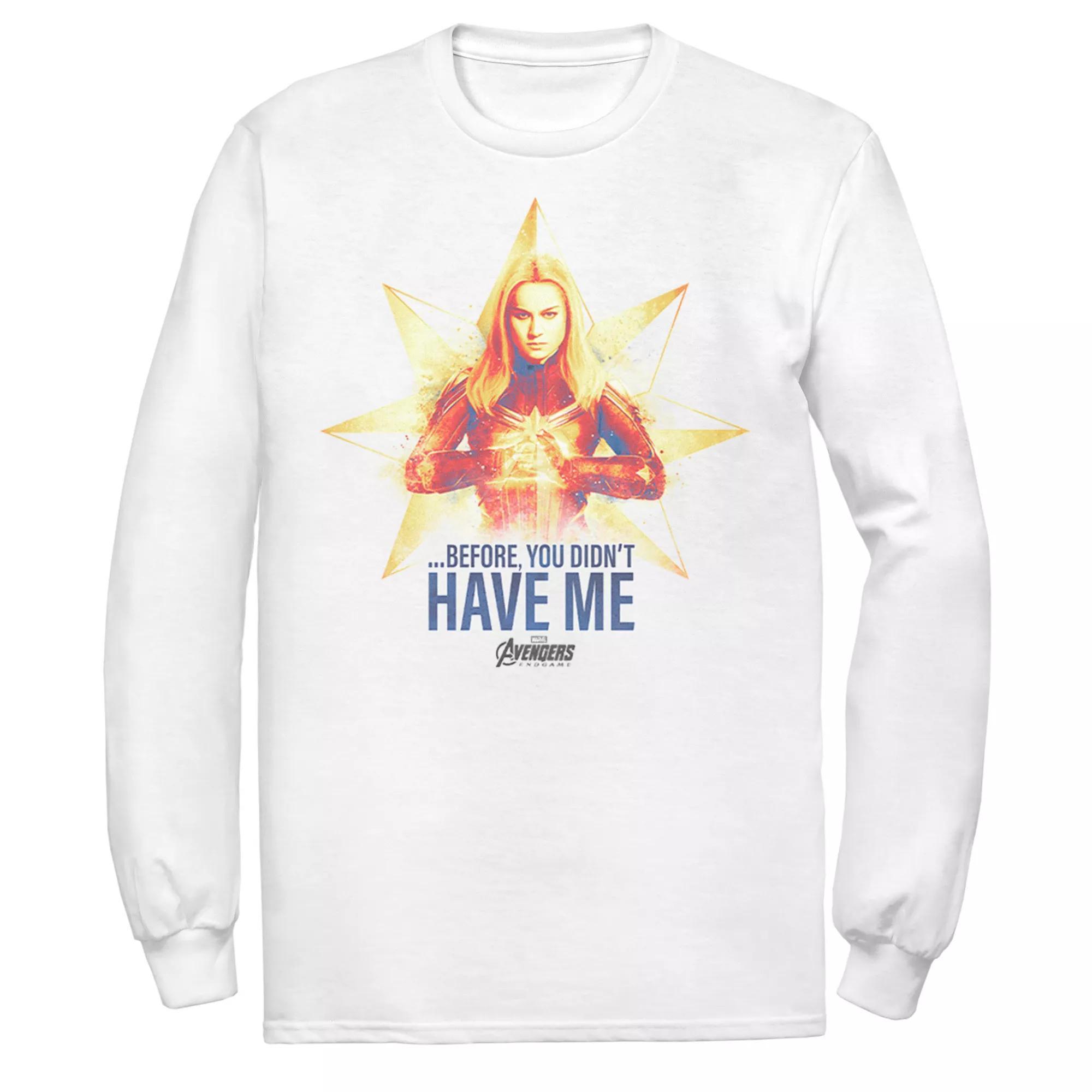 Mens Marvel Avengers Endgame Captain Marvel Serious Pose Tee Product Image