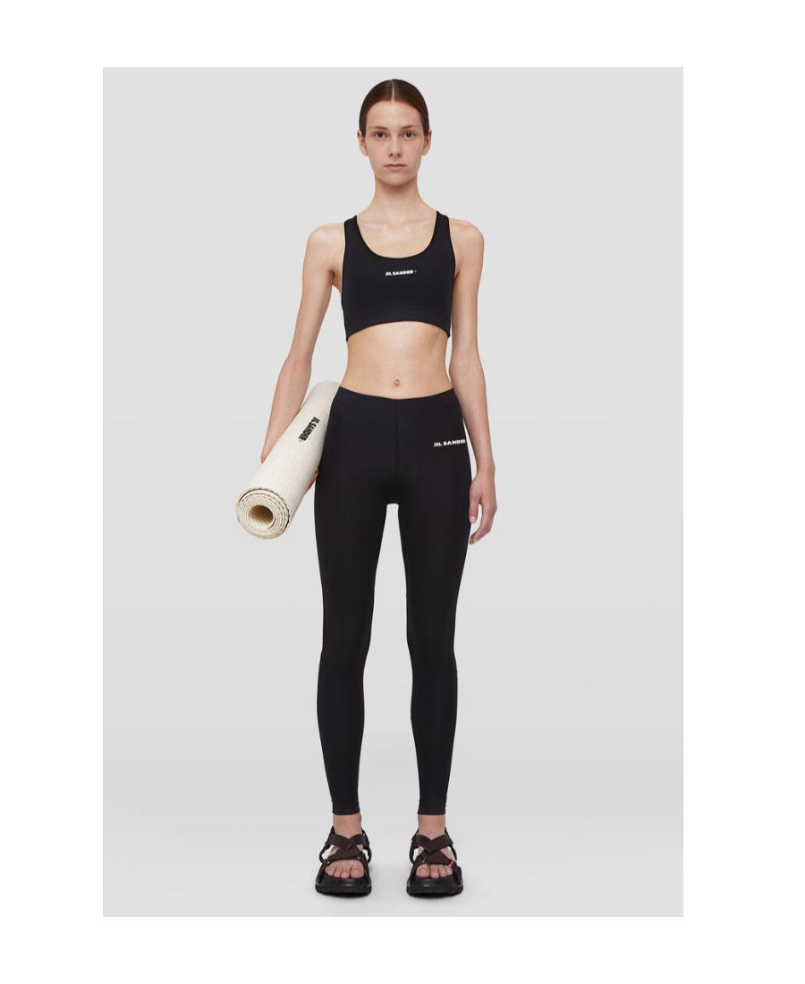 JIL SANDER Logo-print Sports Bra In Black Product Image