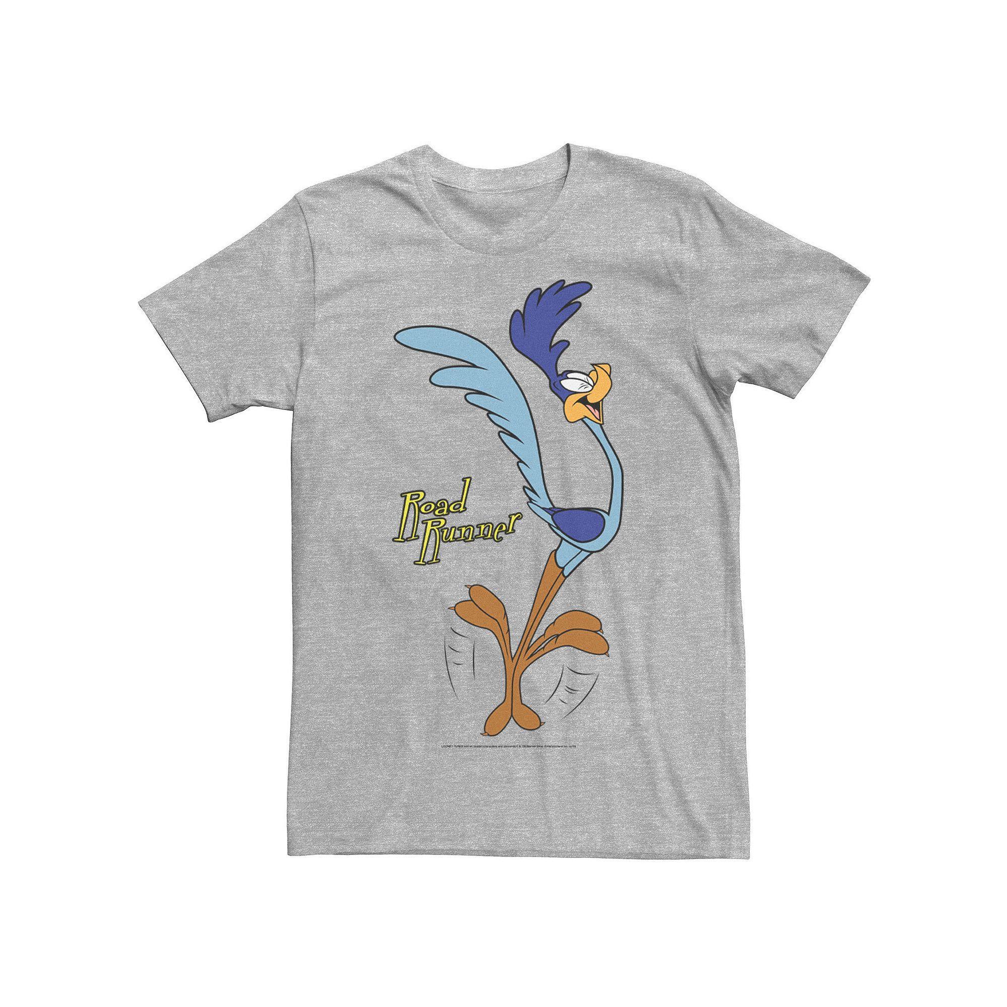 Men's Looney Tunes Road Runner Happy Portrait Tee, Size: XXL, Athletic Grey Product Image