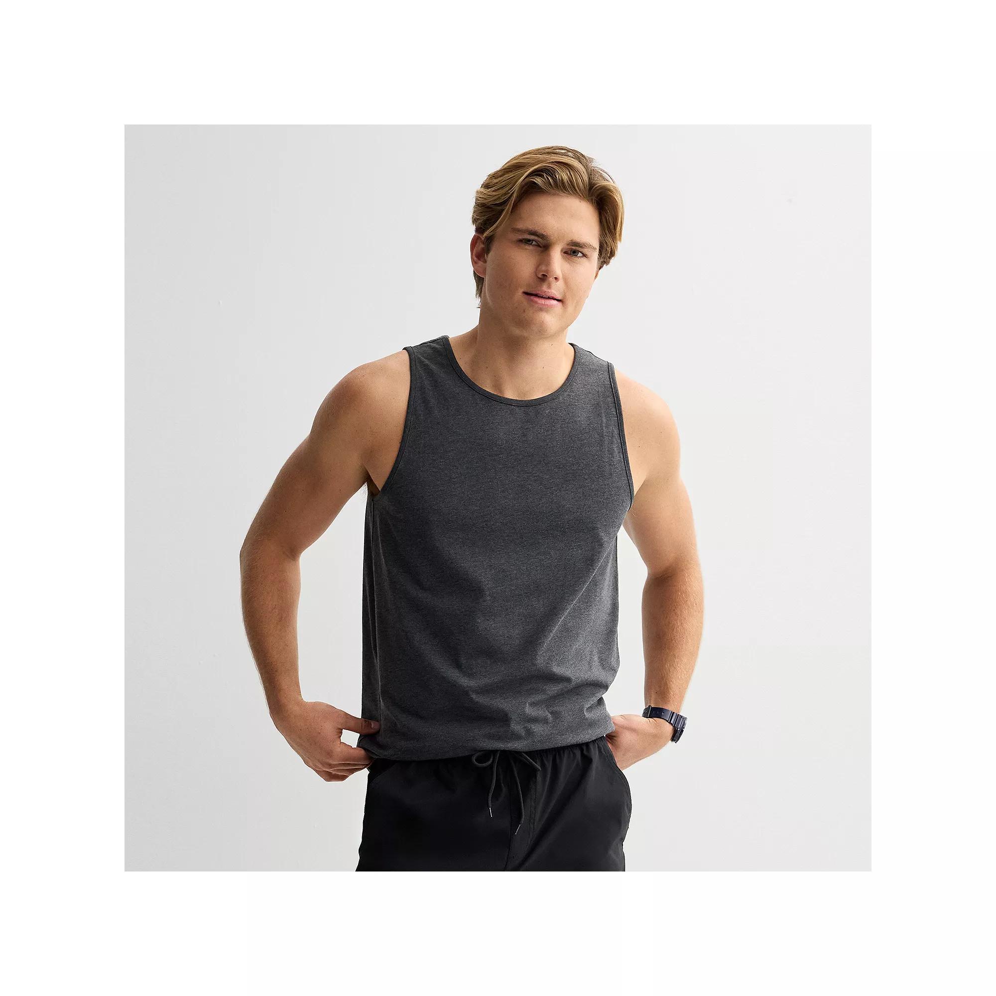 Men's Sonoma Goods For Life® Supersoft Tank Top, Size: Small, Grey Product Image