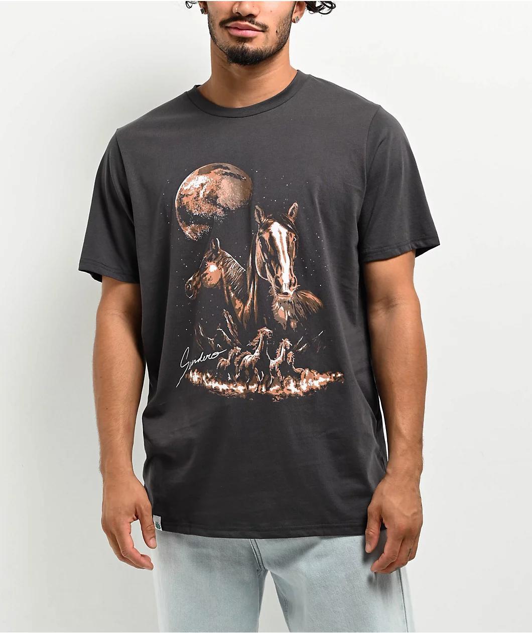 Sendero Midnight Riders Black T-Shirt Product Image