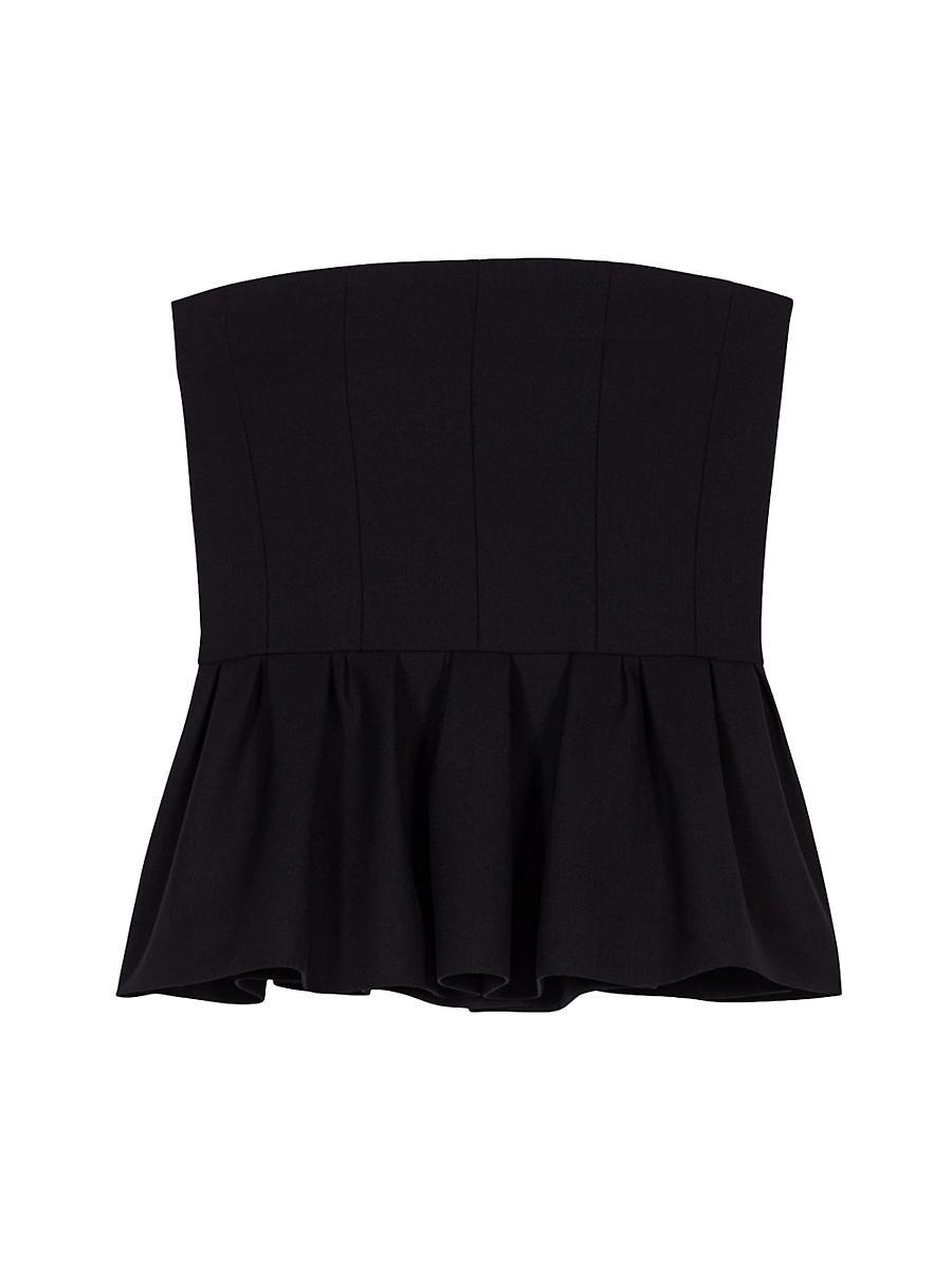 Womens Bustier Top with Basque Product Image