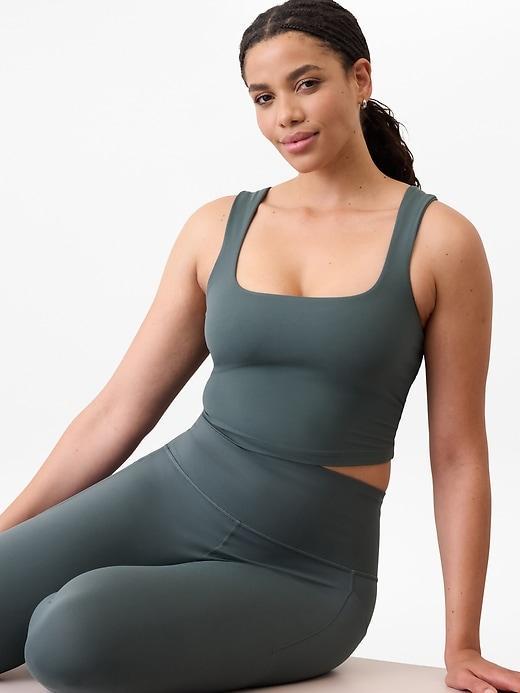 Transcend Square Neck Crop Sports Bra A-C Product Image