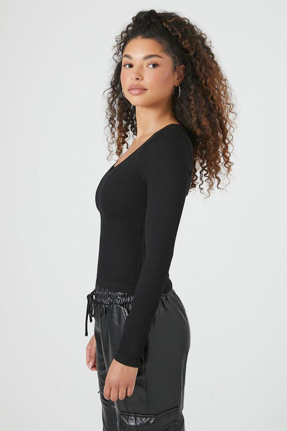 Seamless Ribbed Knit Top | Forever 21 Product Image