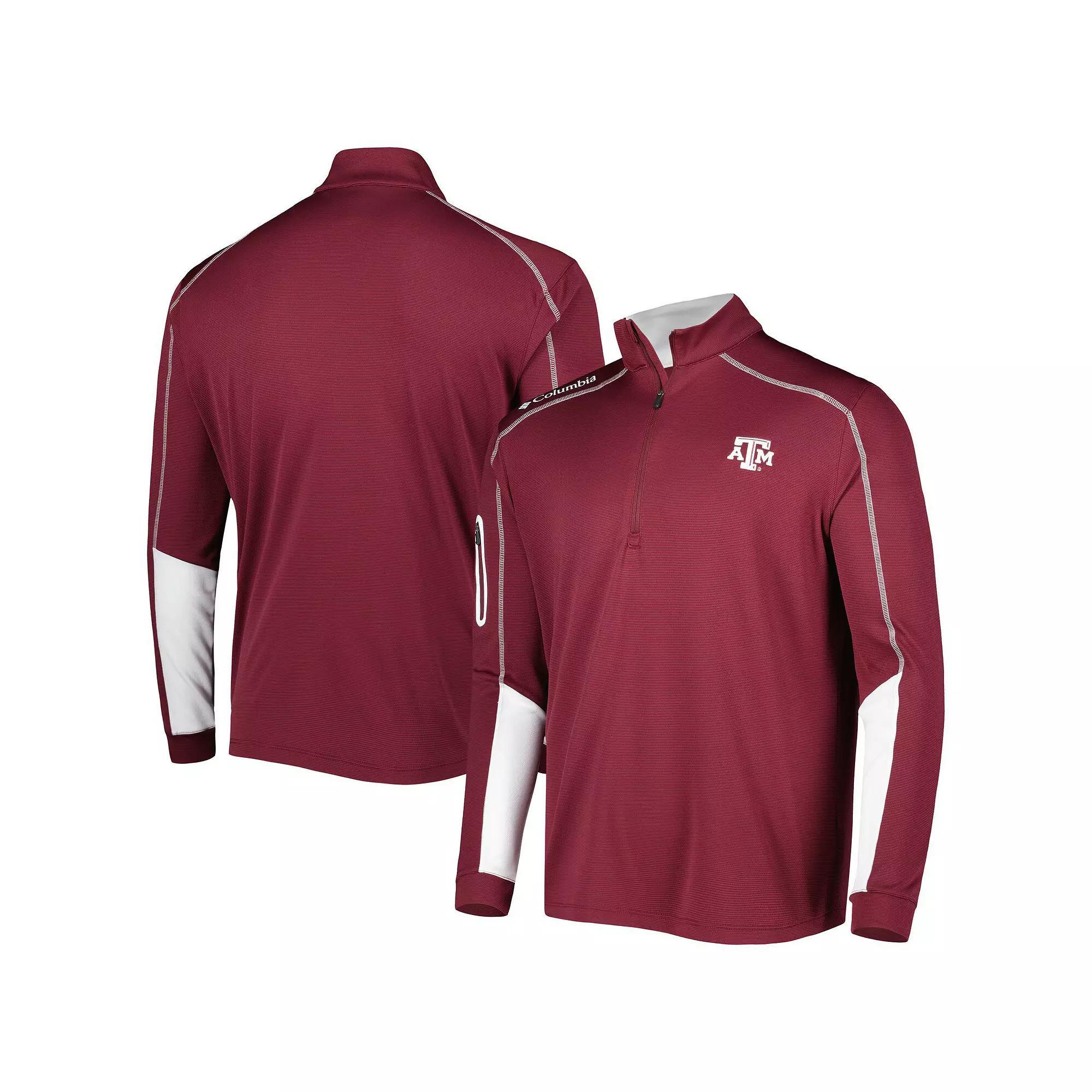 Men's Columbia Maroon Texas A&M Aggies Shotgun 2.0 Omni-Wick Quarter-Zip Jacket,  Product Image