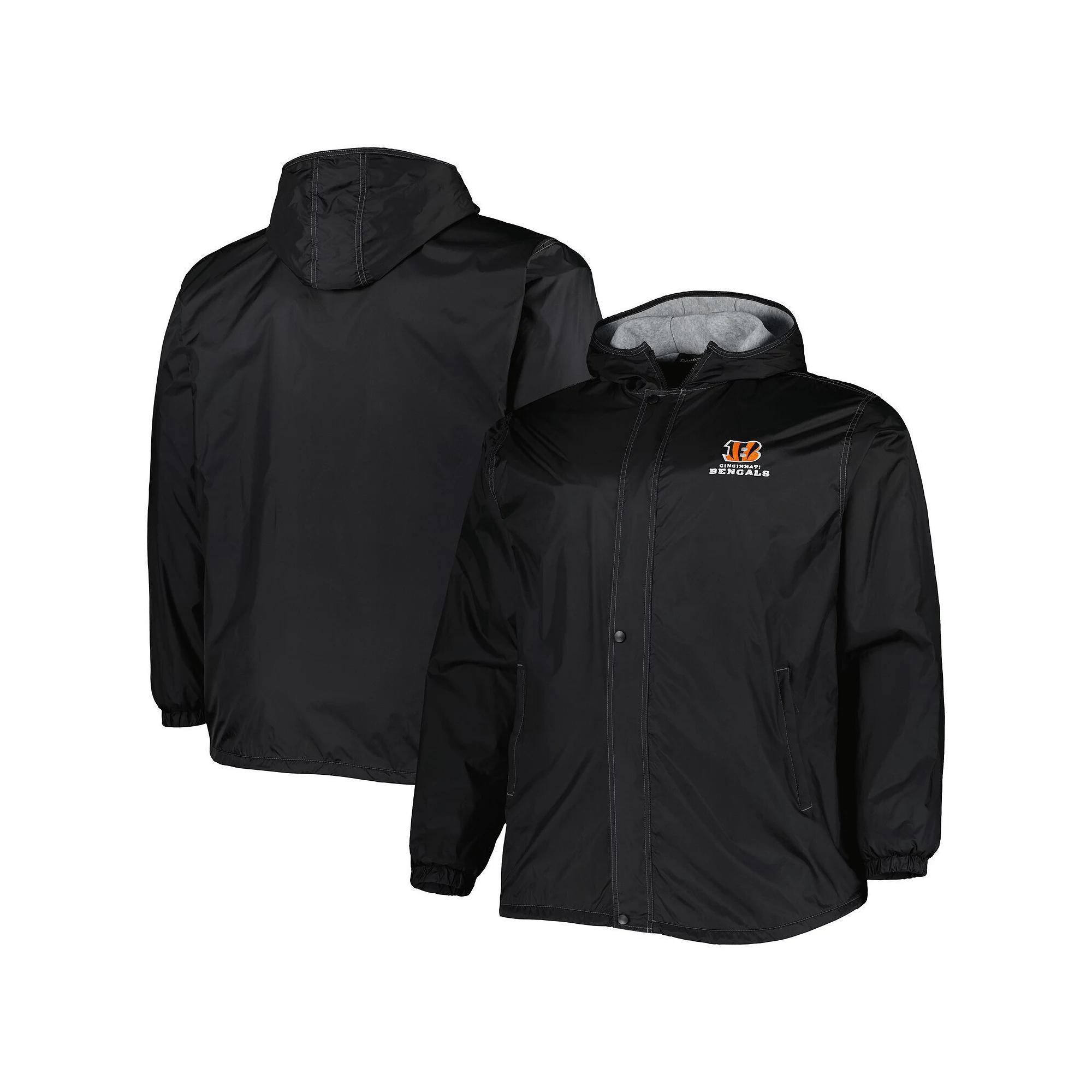 Men's Dunbrooke Black Cincinnati Bengals Big & Tall Legacy Stadium Full-Zip Jacket, Size: XLT Product Image