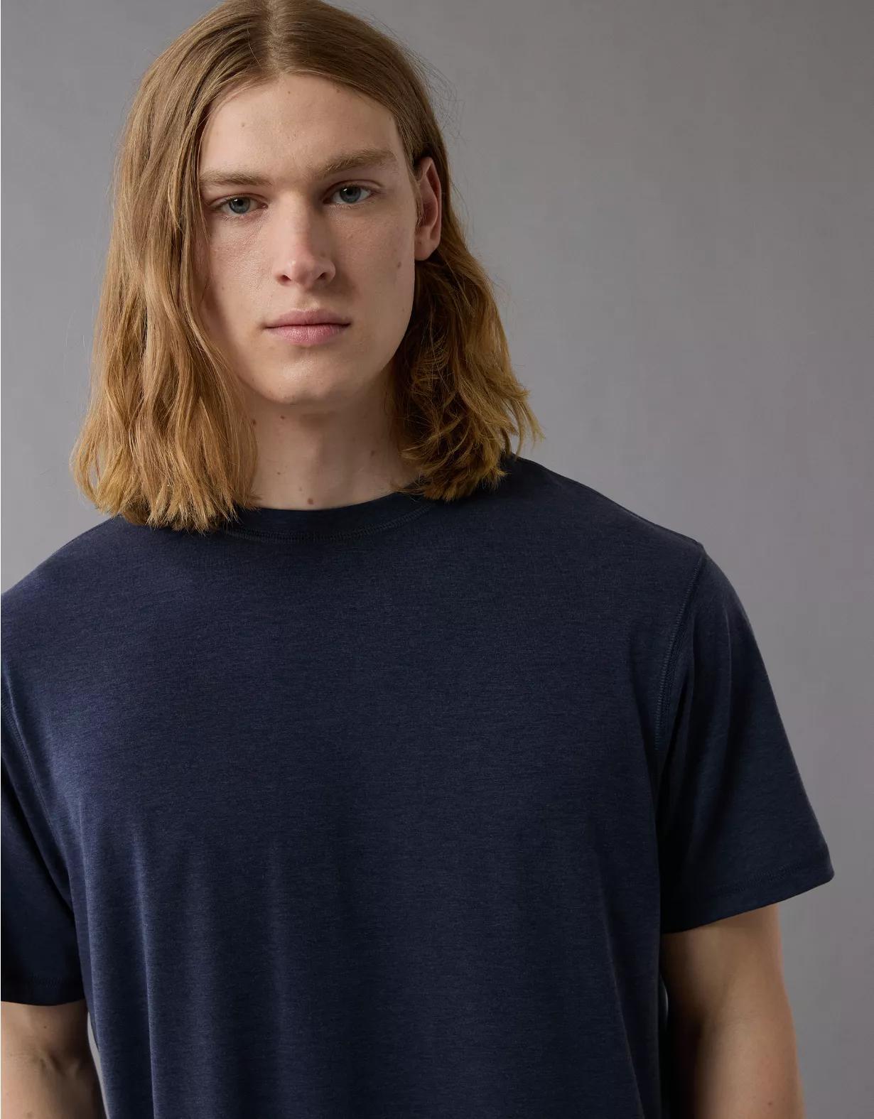 Cotton-jersey T-shirt with logo label Product Image