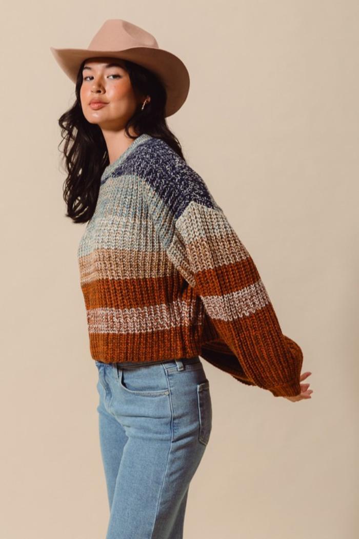 Multi Stripe Sweater Product Image