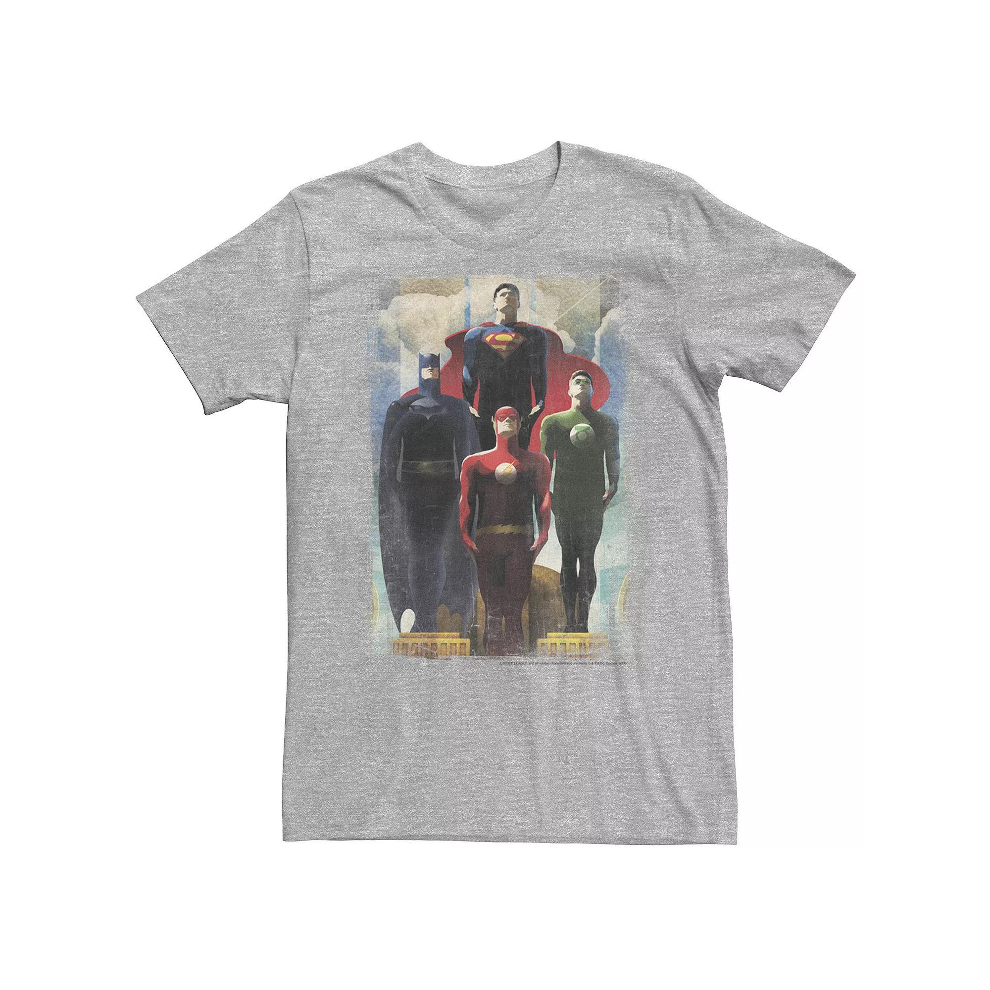 Big & Tall DC Comics Justice League Heroes Look Up Tee, Men's,  Product Image