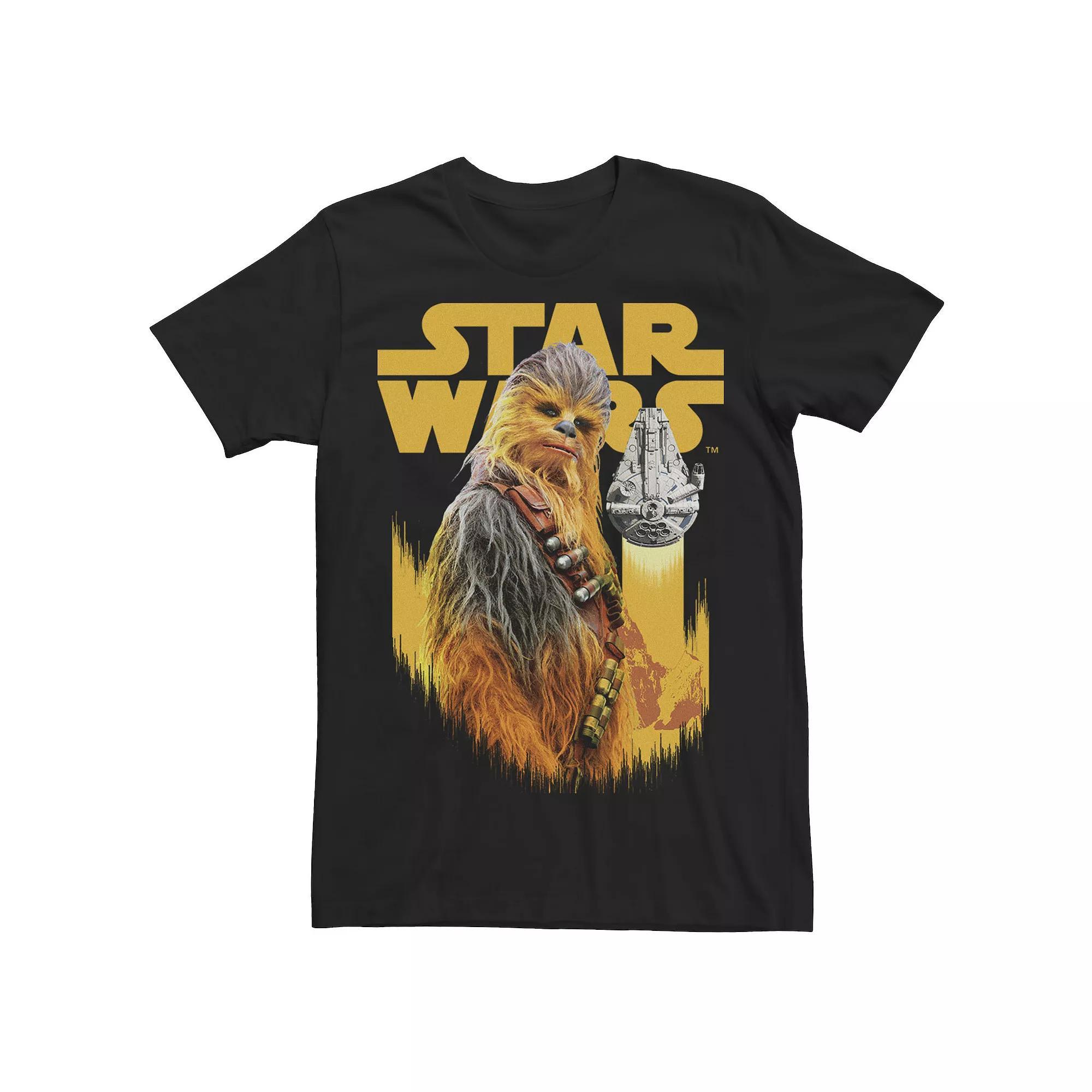 Men's Star Wars Han Solo Movie Chewie Grungy Intro Tee,  Product Image