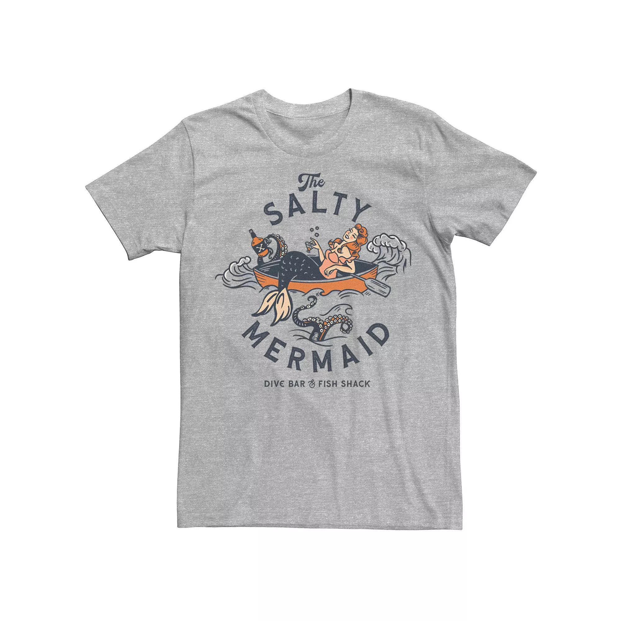 Men's The Salty Mermaid Dive Bar & Fish Shack Graphic Tee,  Product Image
