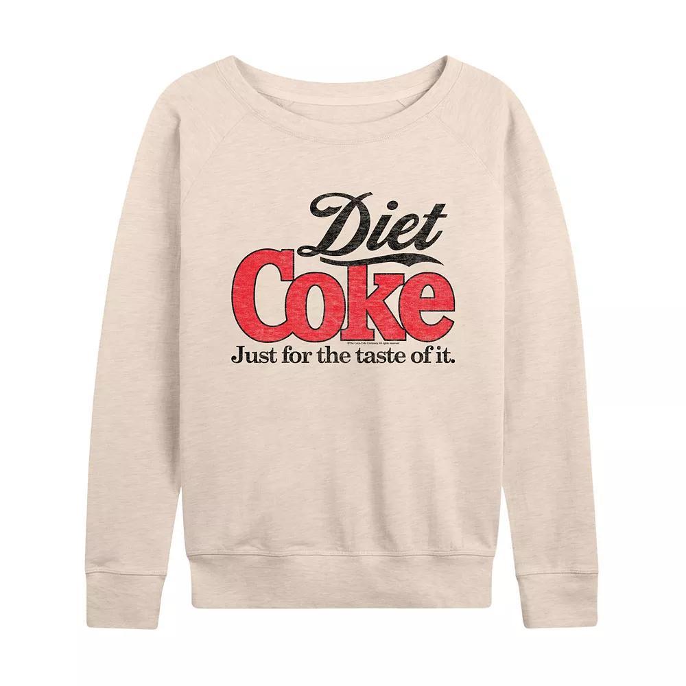 Women's Diet Coke Retro Logo French Terry Long Sleeve Tee,  Product Image