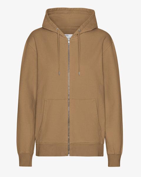 Classic Organic Zip Hood - Burned Yellow Product Image