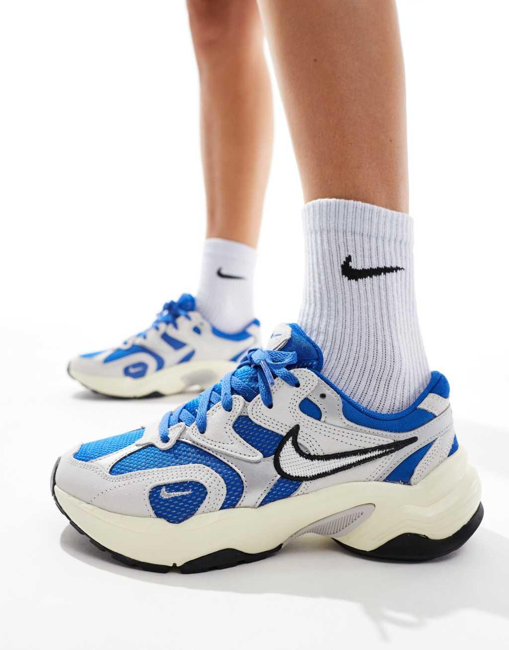 Nike AL8 sneakers in blue and gray Product Image