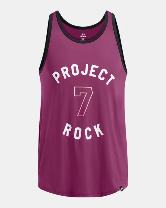 Men's Project Rock Mesh Badge Of Honor Tank Product Image