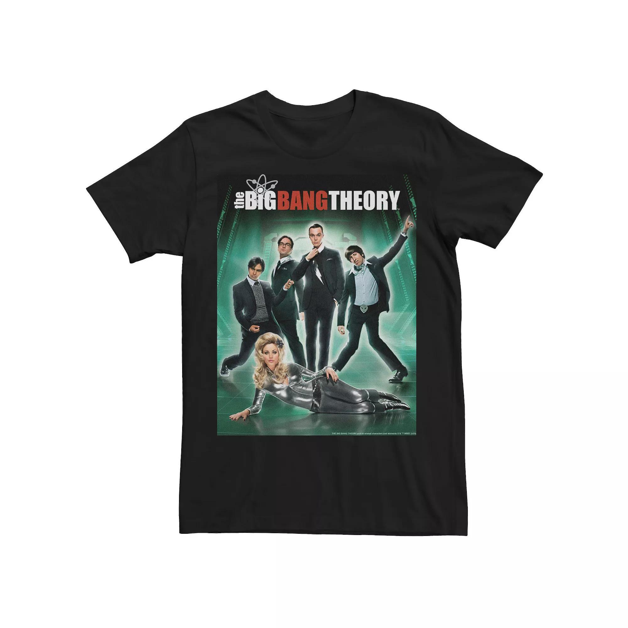 Men's The Big Bang Theory Science Fiction Poster Tee, Size: Large, Black Product Image