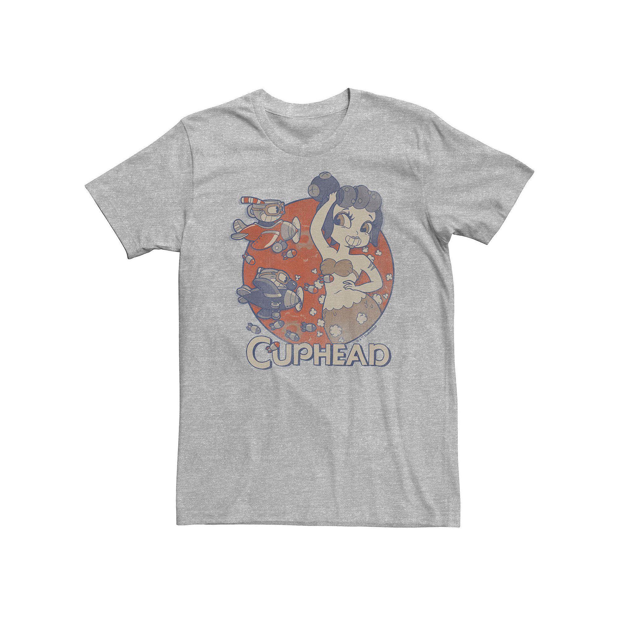 Big & Tall Cuphead Cala Maria Airplane Attack Tee, Men's,  Product Image