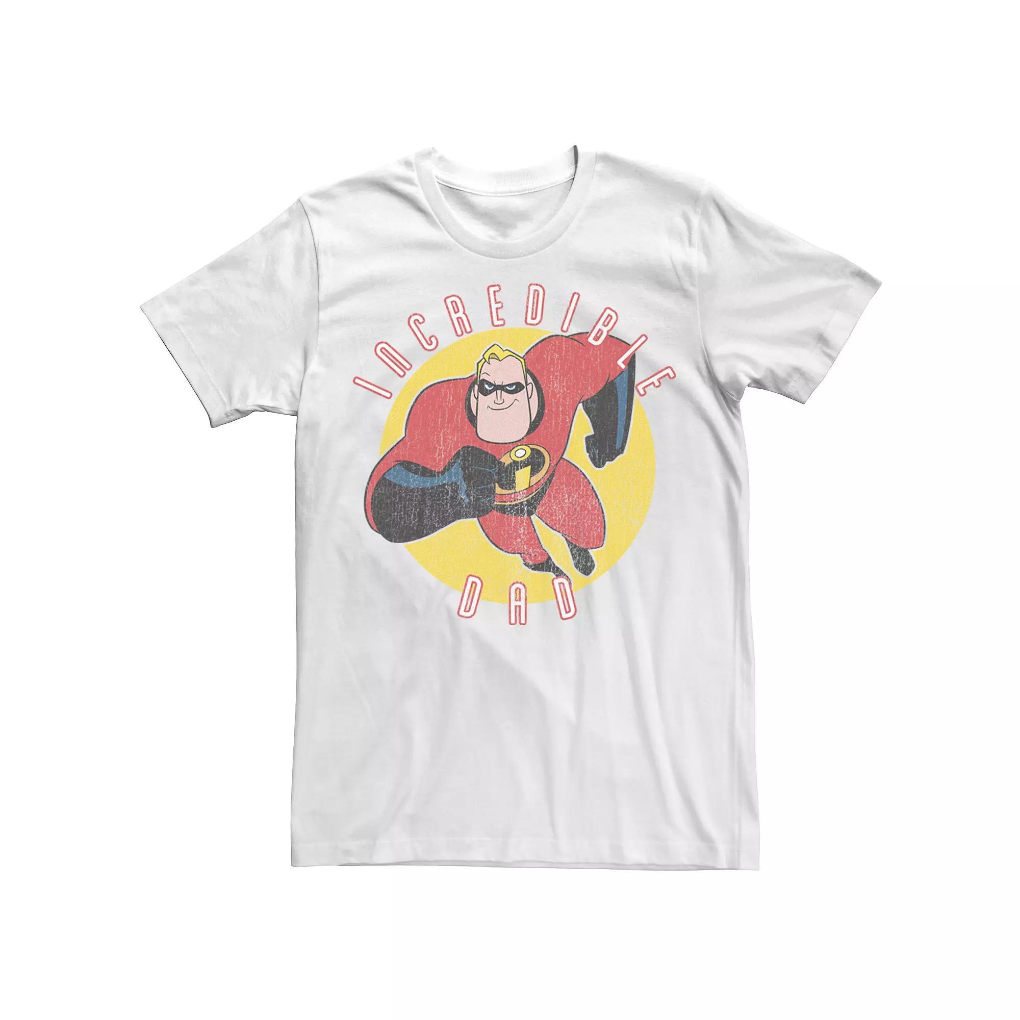 Big & Tall Disney / Pixar Incredibles Mr. Incredible Dad Tee, Men's,  Product Image