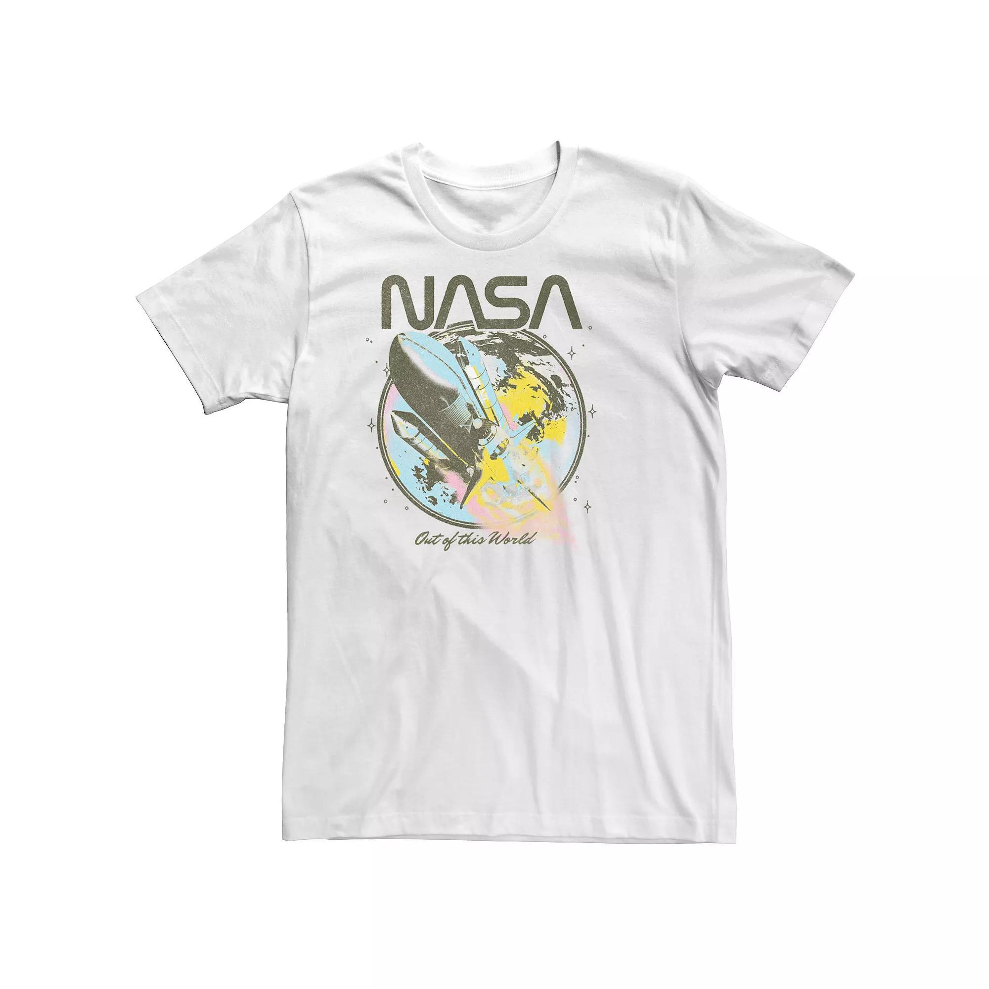 Big & Tall NASA Out Of This World Shuttle Portrait Tee, Men's,  Product Image