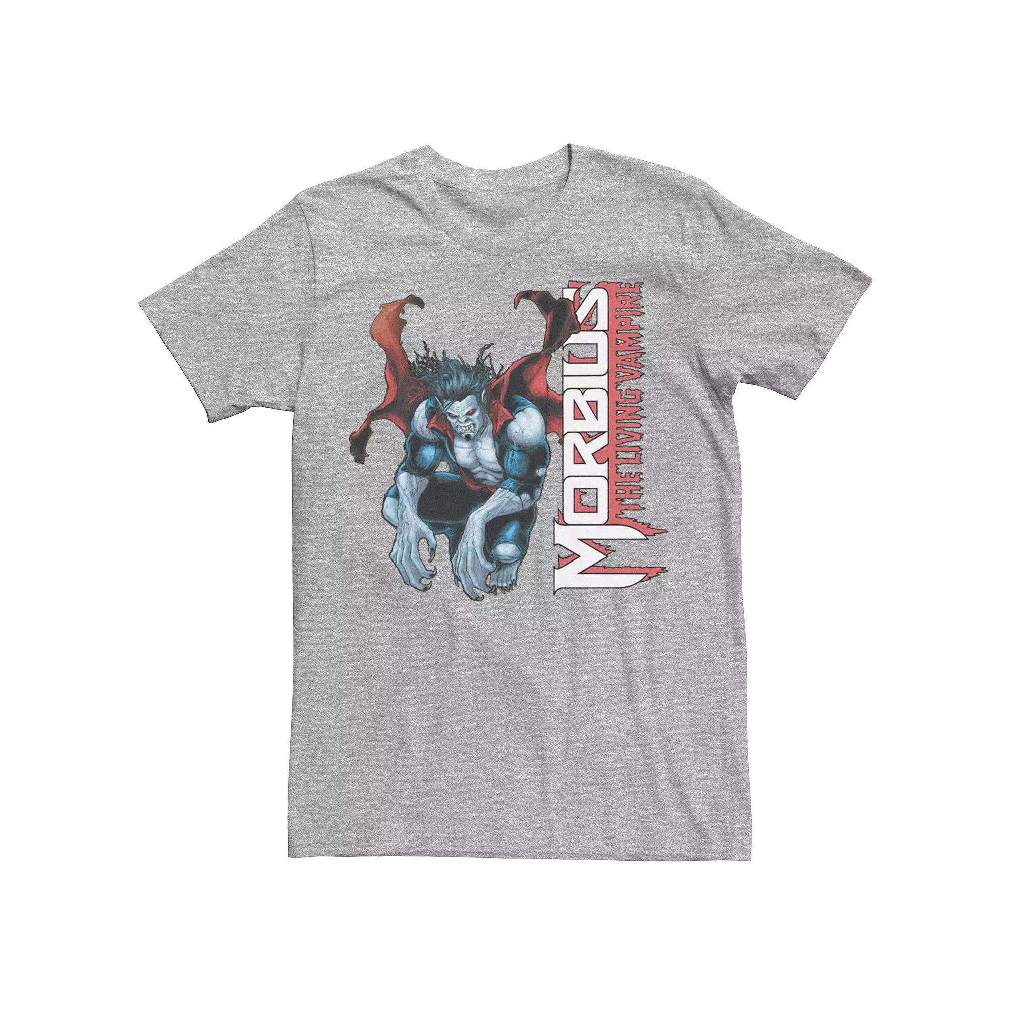 Men's Marvel Morbius The Living Vampire Crouching Logo Tee,  Product Image