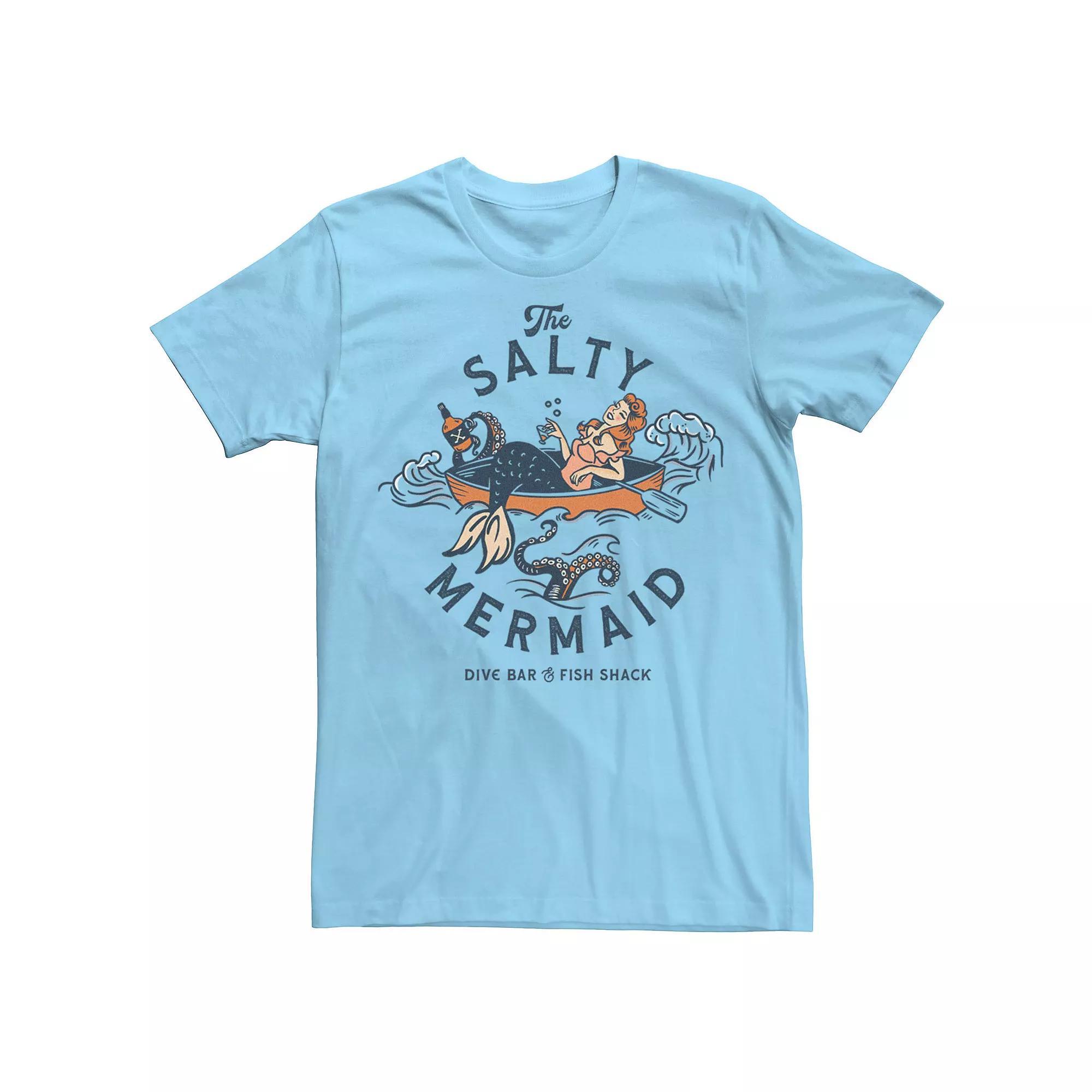 Men's The Salty Mermaid Dive Bar & Fish Shack Graphic Tee,  Product Image