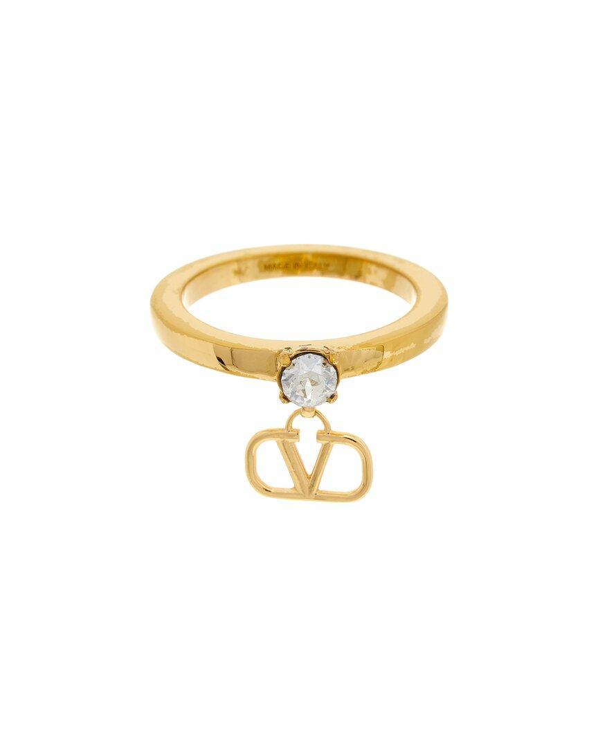 VALENTINO GARAVANI Mini Vlogo Signature Ring In Gold Product Image