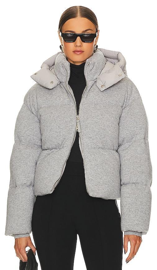 Womens Tessy-K Down Cashmere-Blend Puffer Jacket Product Image