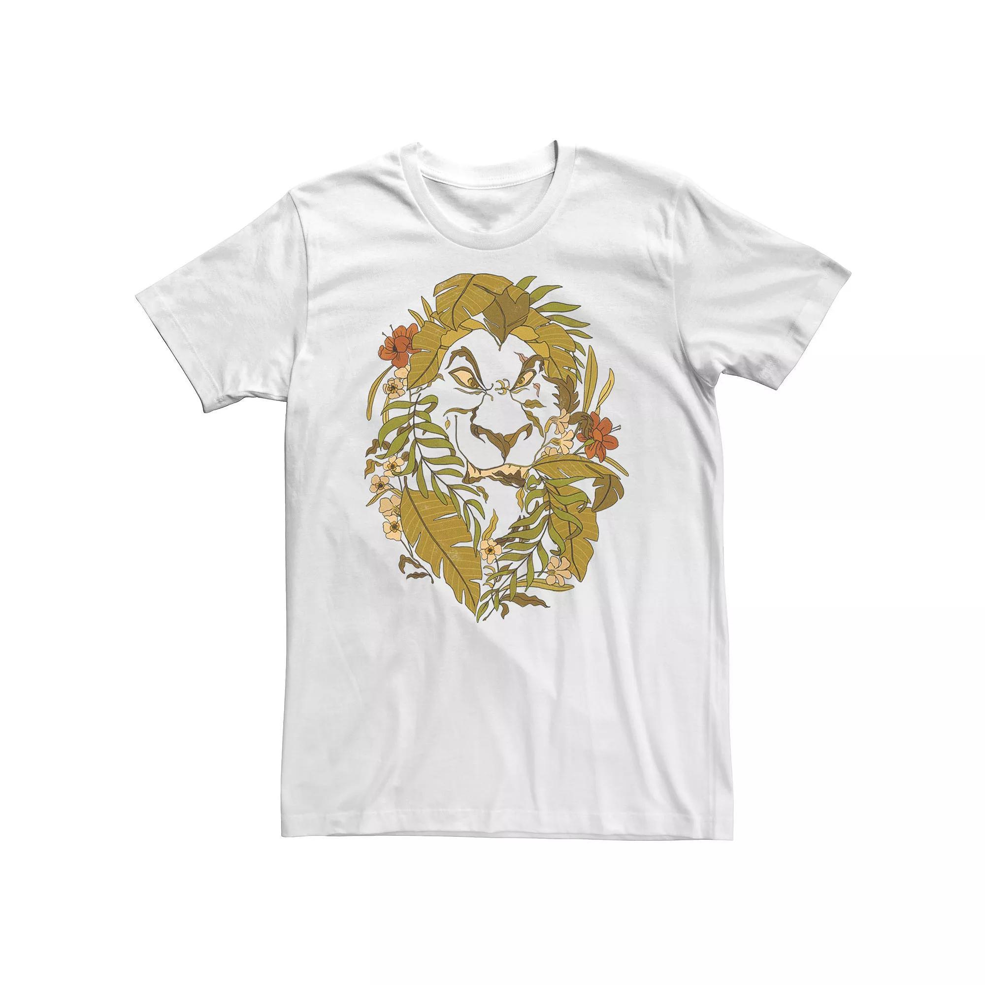 Big & Tall Disney The Lion King Leaf Scar Portrait Tee, Men's,  Product Image
