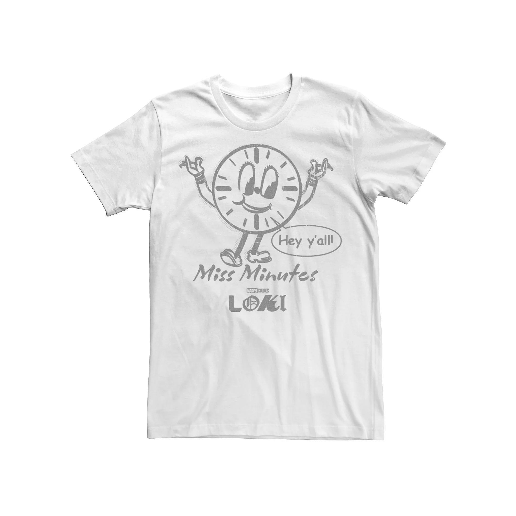 Men's Marvel Loki Miss Minutes Outline Tee,  Product Image