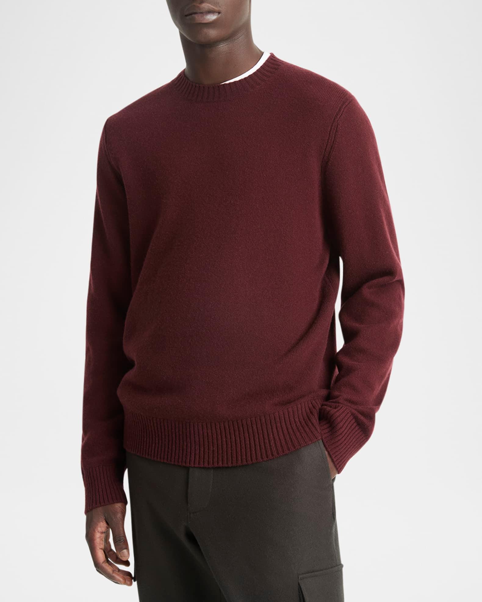Mens Wool-Cashmere Crewneck Sweater Product Image