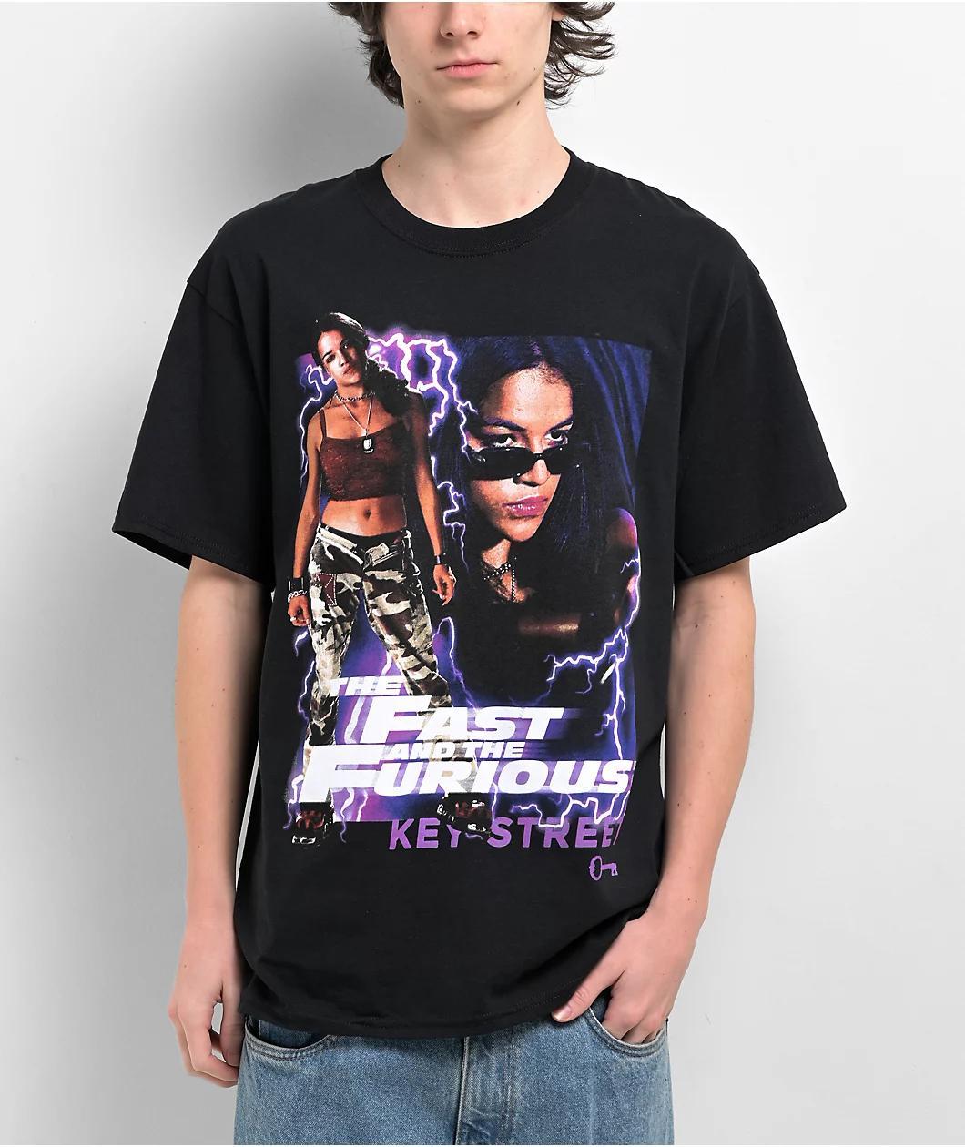 Key Street x Fast & Furious Letty Black T-Shirt Product Image