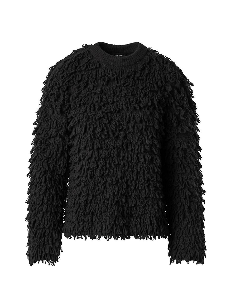 Womens Luxe Blend Fringe Sweater Product Image