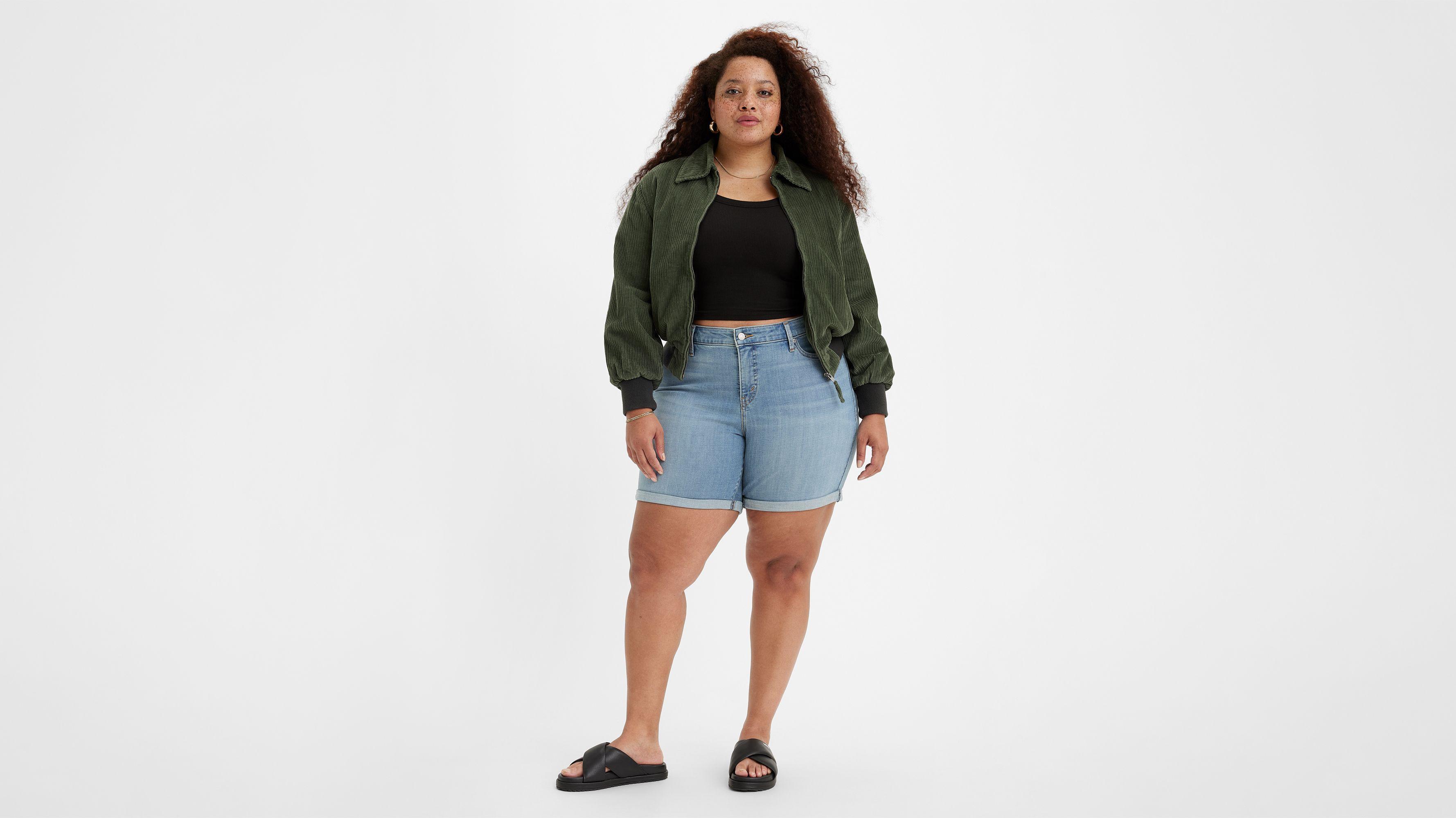 Mid Length Women's Shorts (Plus Size) Product Image