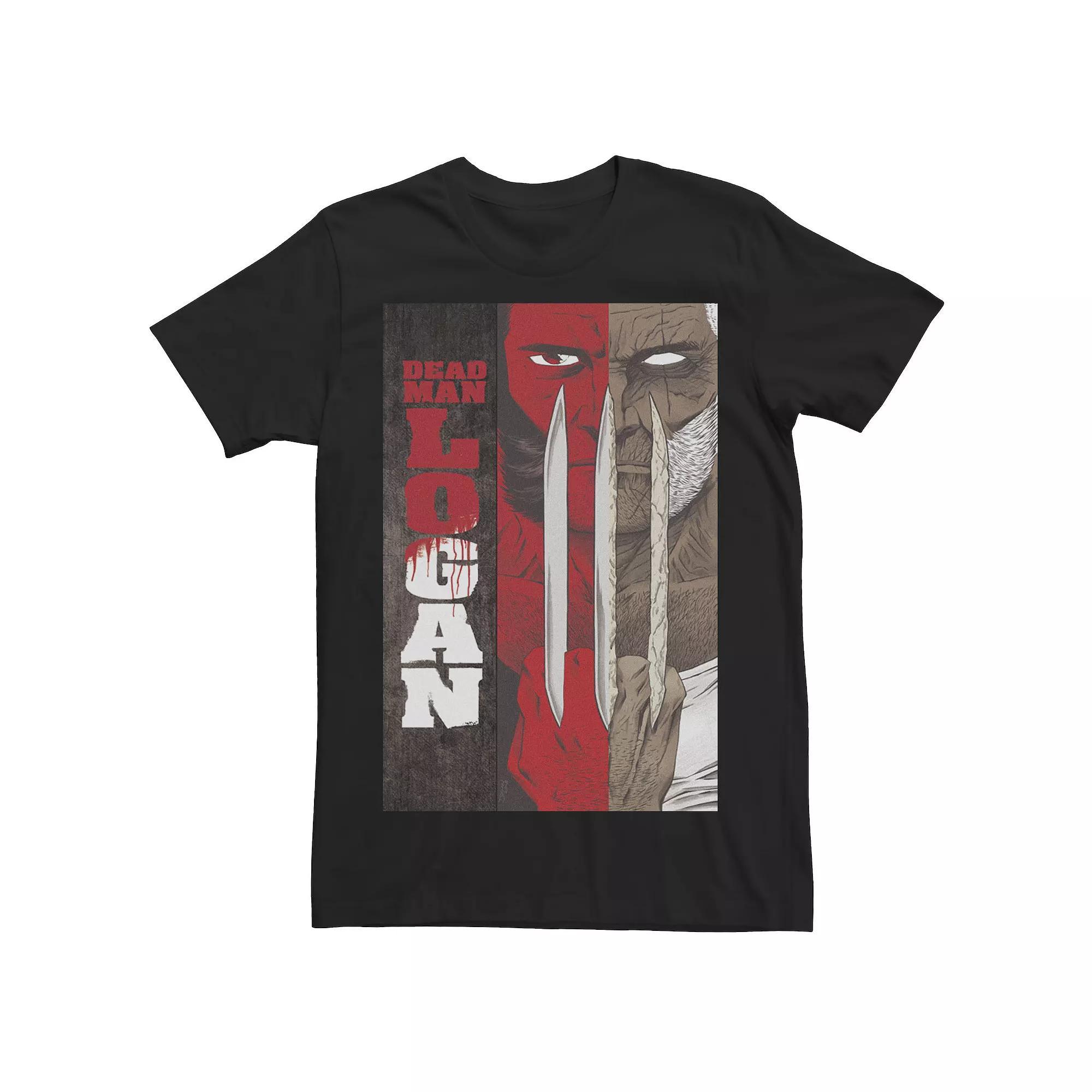Men's Marvel Dead Man Logan Comic Book Cover Graphic Tee, Size: Medium, Black Product Image