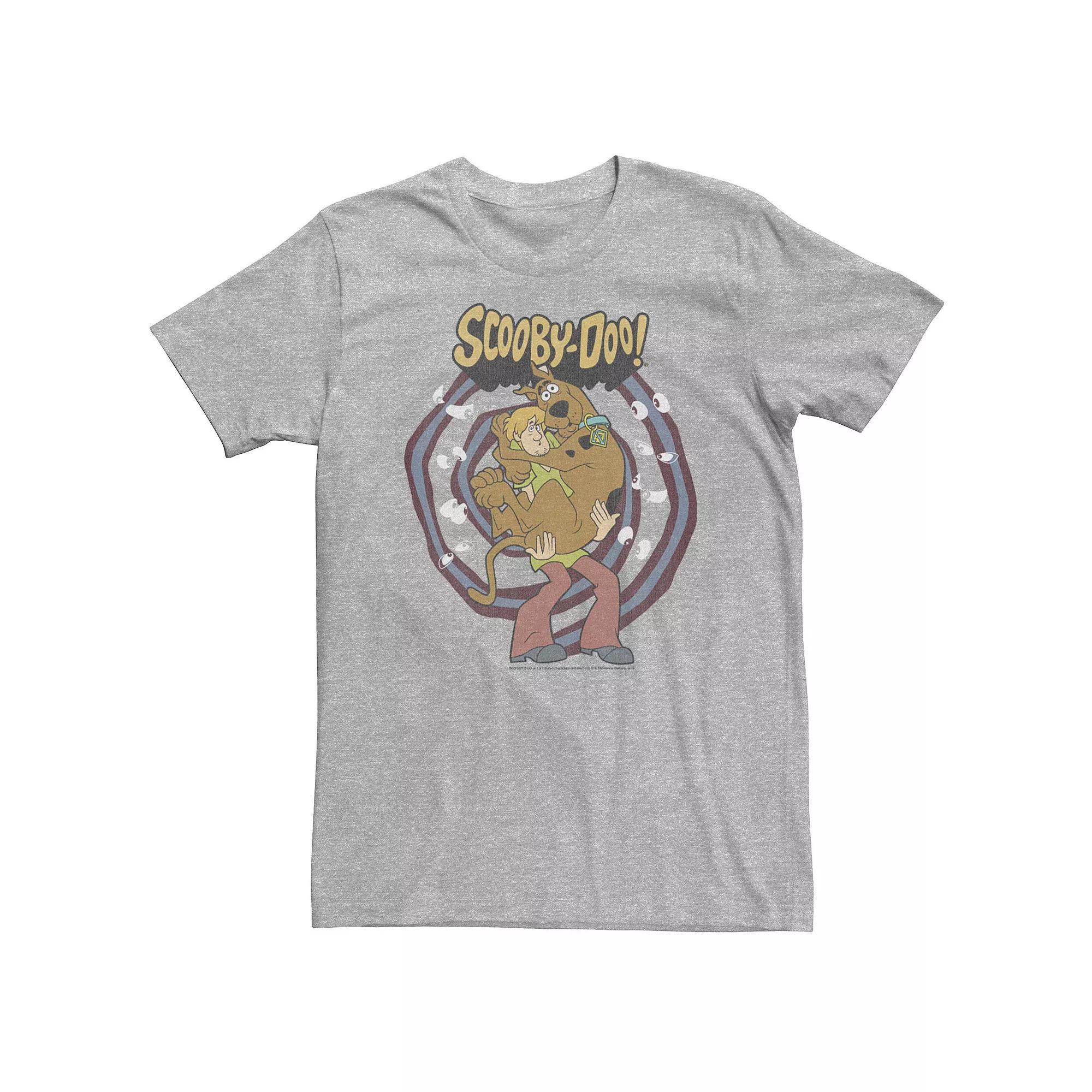 Big & Tall Scooby-Doo Shaggy And Scooby Spiral Eyes Portrait Tee, Men's,  Product Image