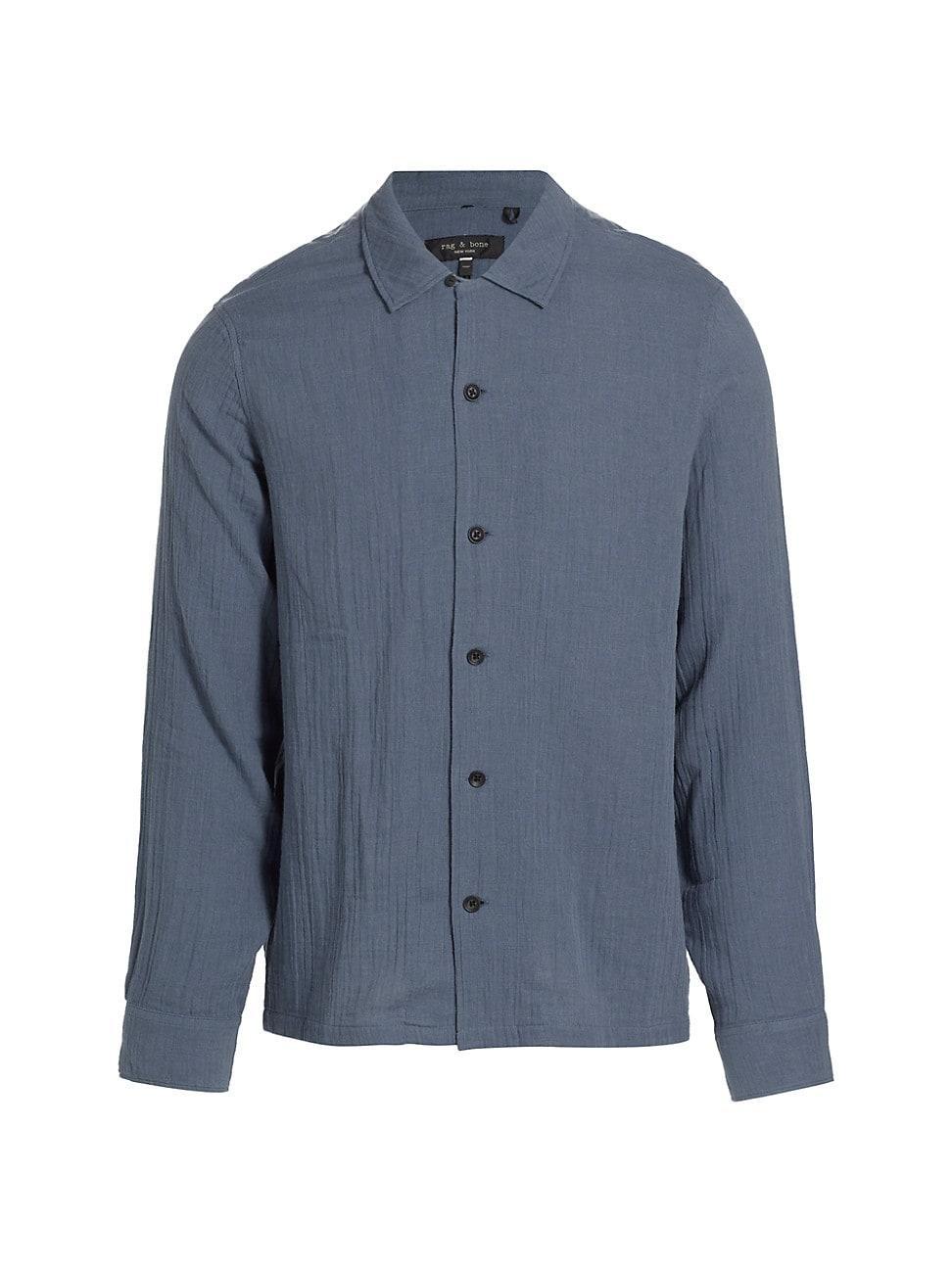 Mens Avery Cotton Relaxed-Fit Shirt Product Image