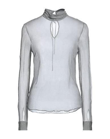 DRIES VAN NOTEN Woman Top Grey Size 8 Silk Product Image