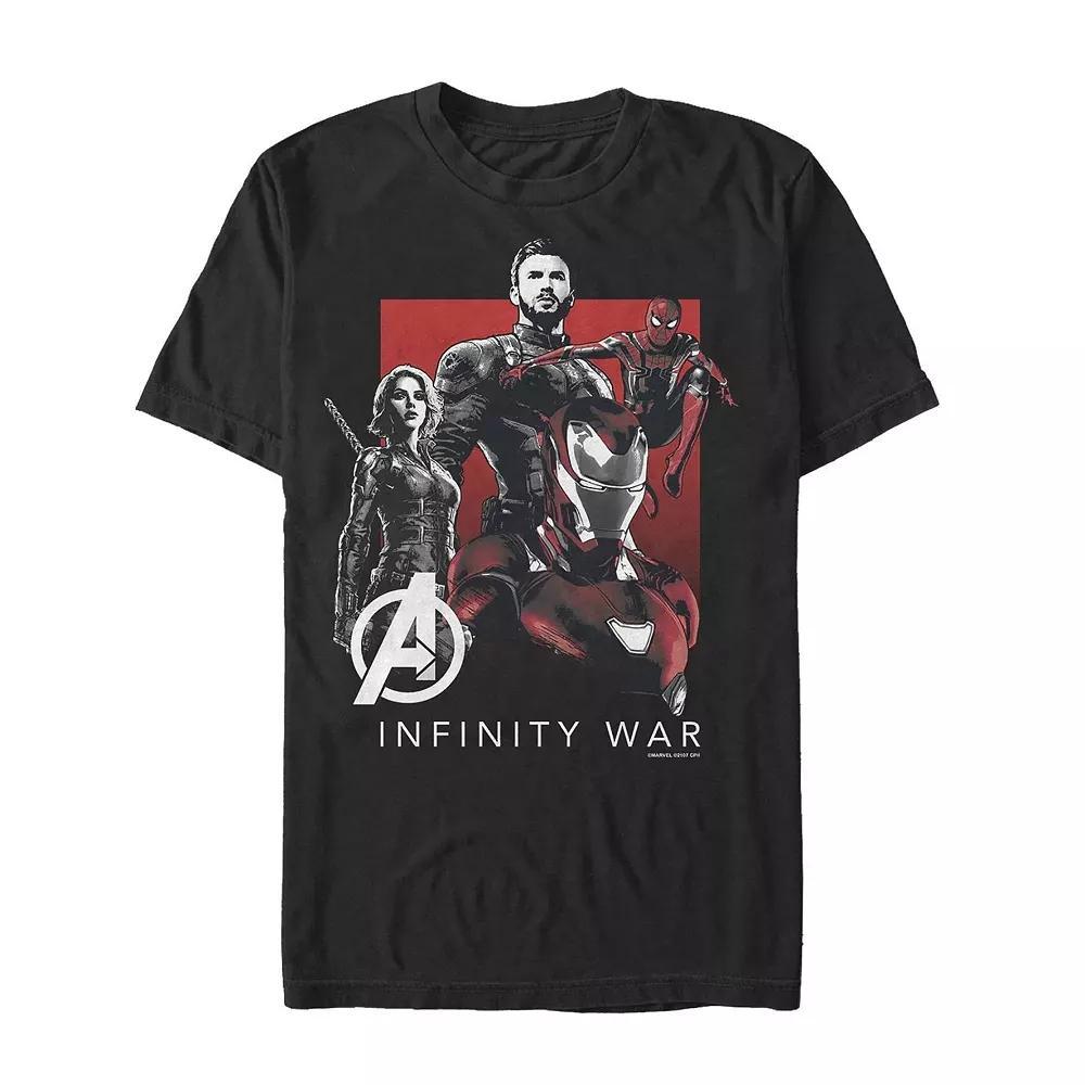 Men's Avengers Infinity War Group Tee, Size: XXL, Black Product Image