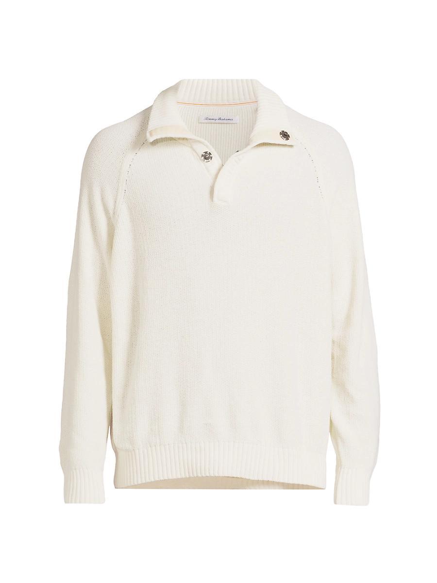 Mens Shoreline Chenille Snap Mock Product Image