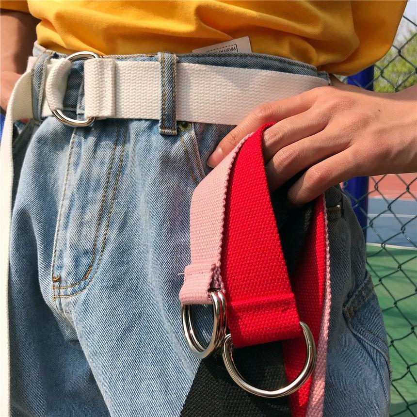 Double-D-Ring Canvas Belt Product Image