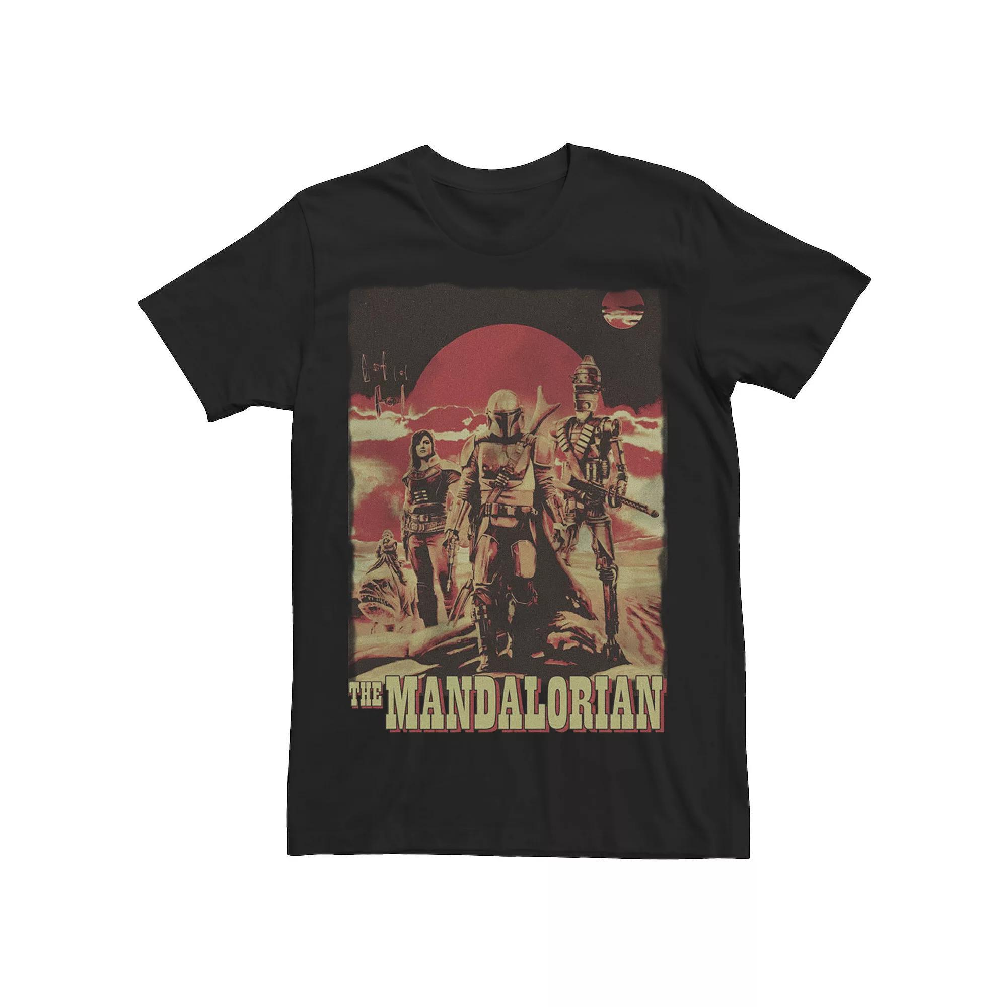 Men's Star Wars The Mandalorian Space Cowboy & Friends Graphic Tee,  Product Image