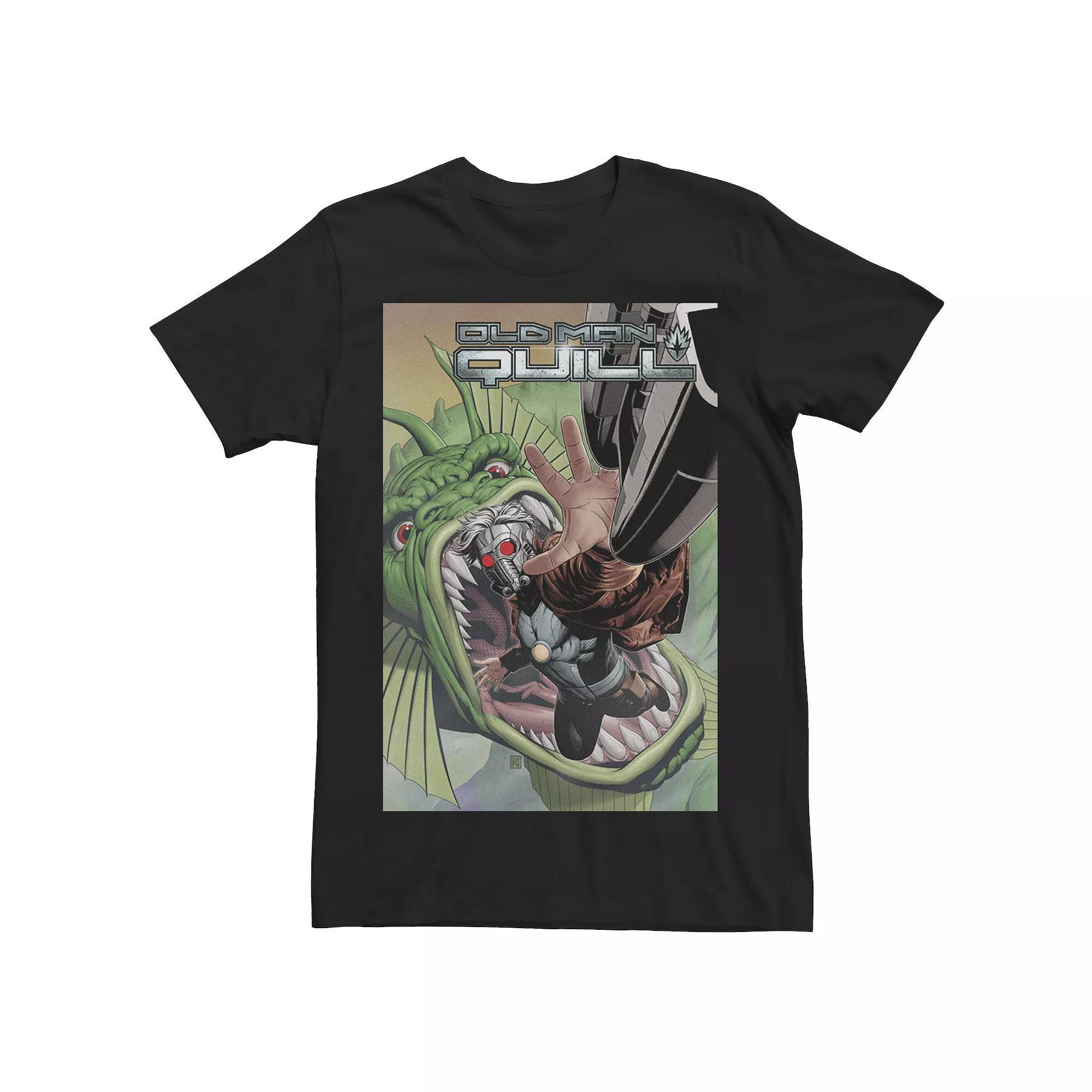 Men's Marvel Old Man Quill And The Taskmaster Comic Book Cover Tee,  Product Image
