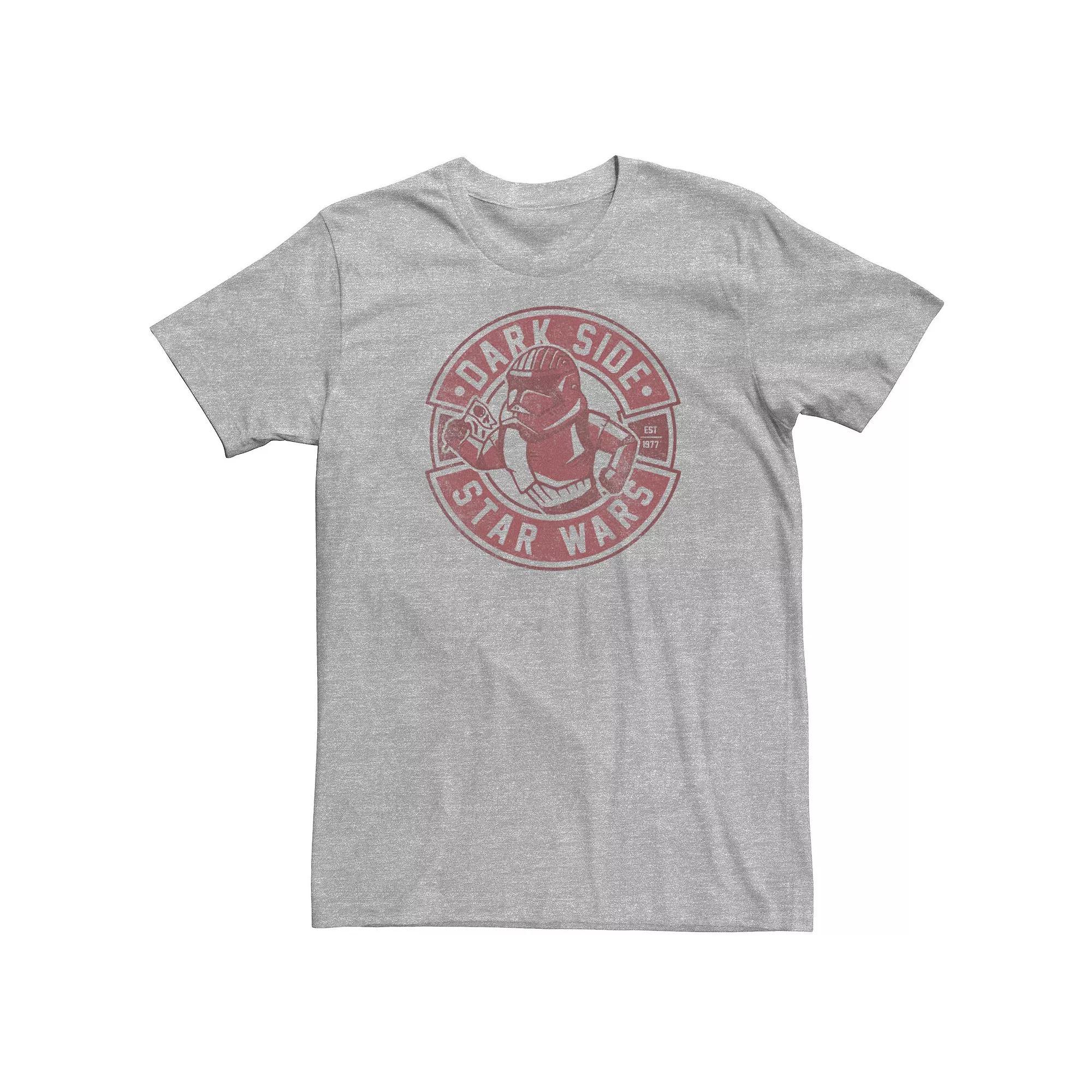 Men's Star Wars Stormtrooper Red Badge Logo Tee, Size: XXL, Athletic Grey Product Image