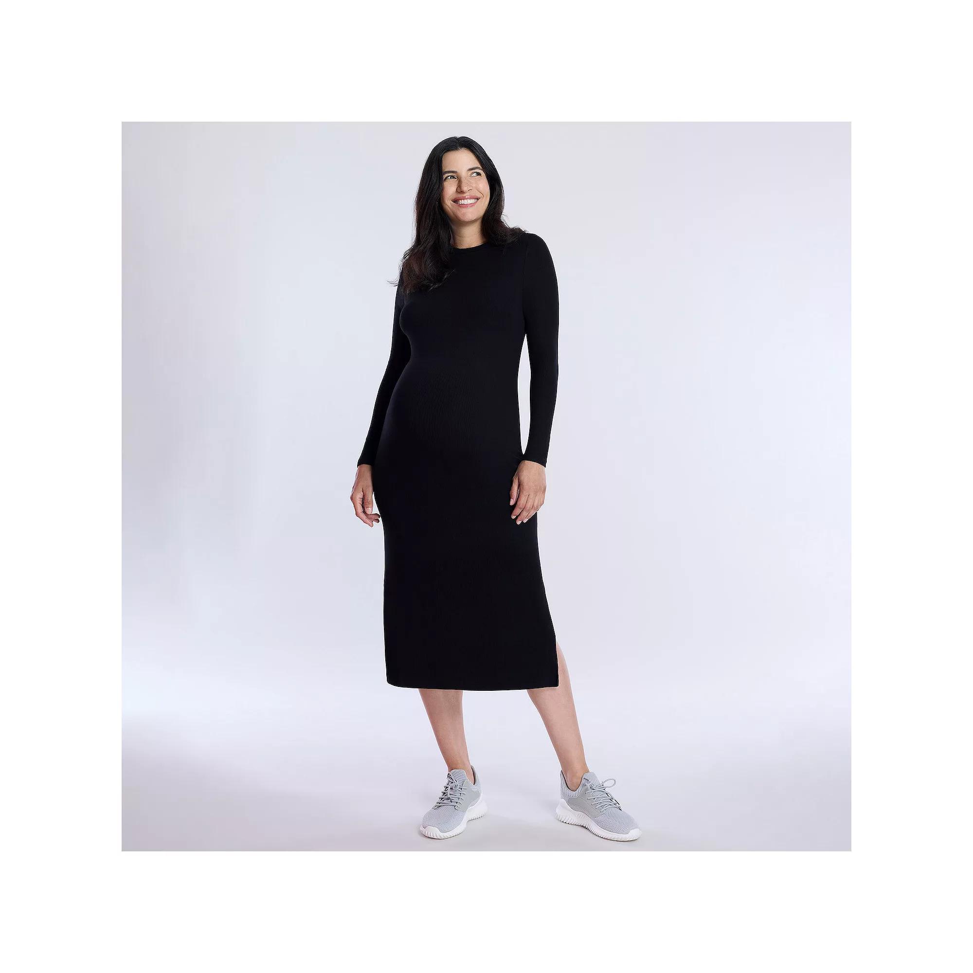 Maternity Motherhood® Rib Column Midi Dress, Women's,  Product Image